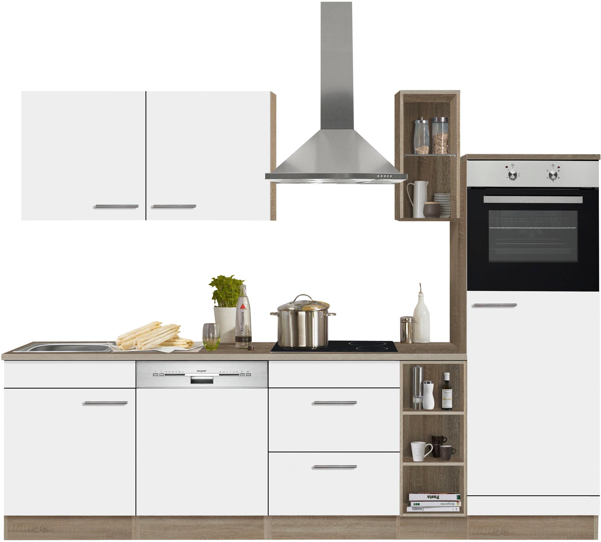 Küchenzeile »Kalmar«, ohne E-Geräte, Breite 270 cm
