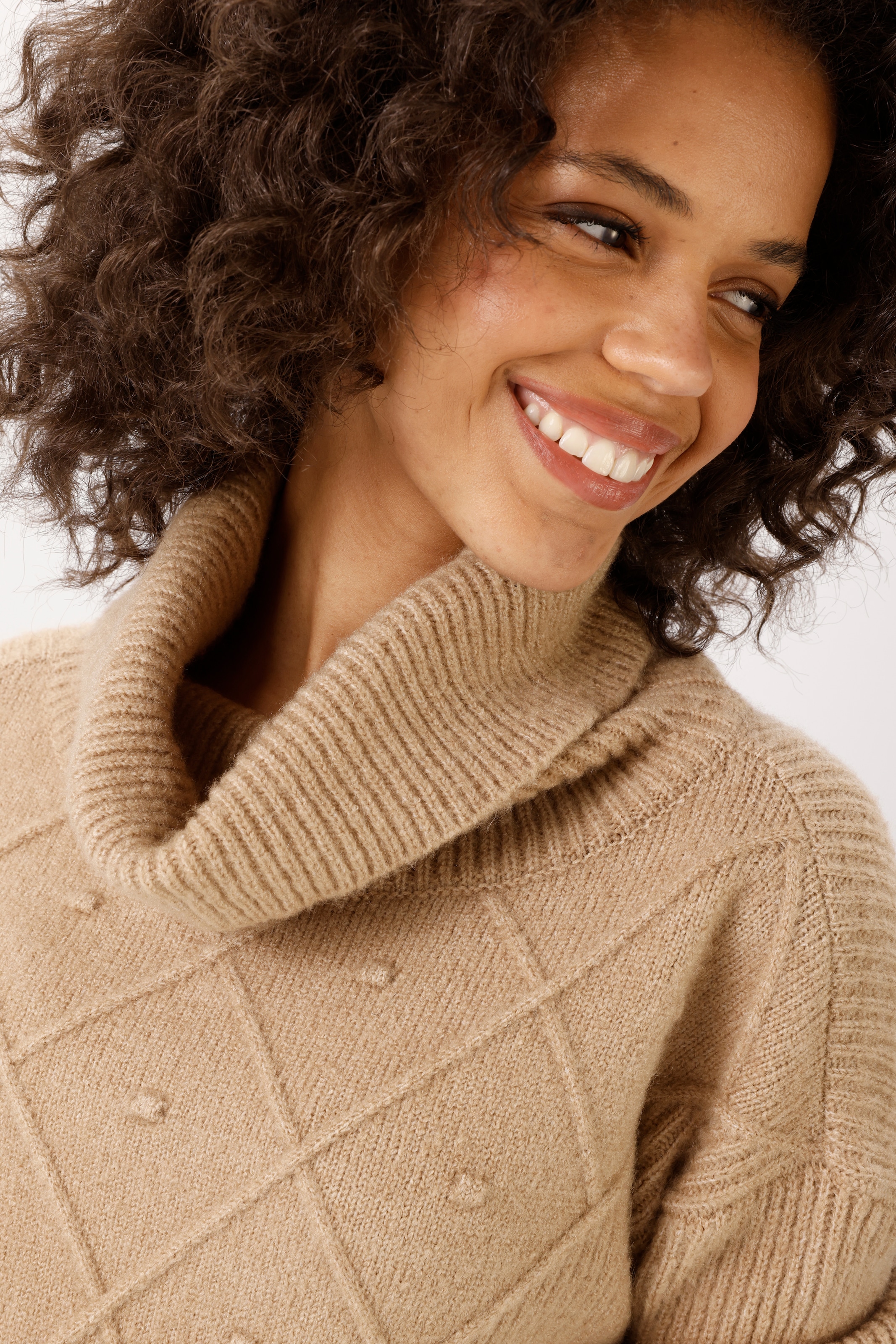 Aniston CASUAL Strickpullover im interessanten Muster-Mix - NEUE KOLLEKTION