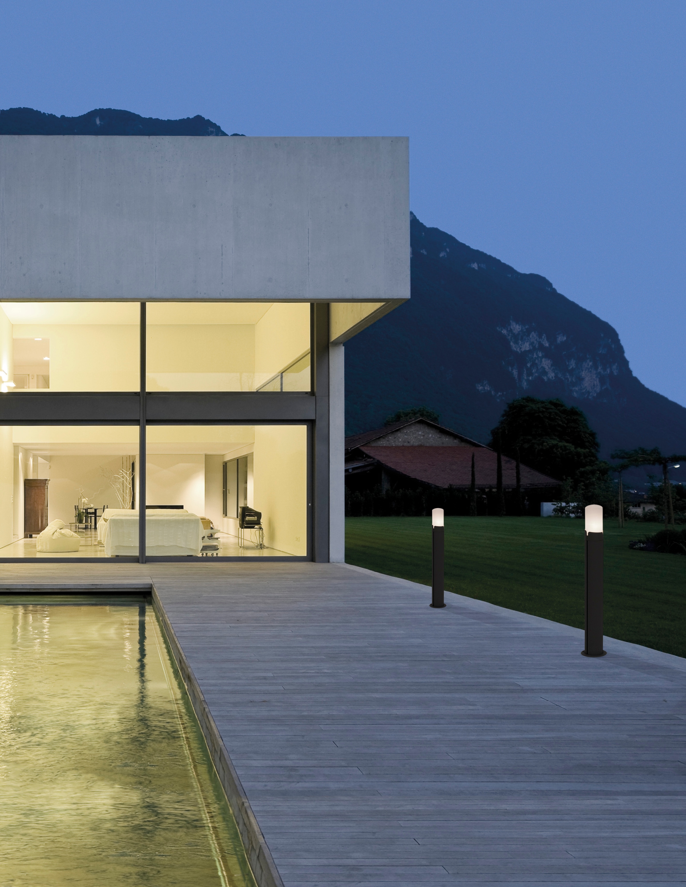 Nova Luce Außen-Stehlampe »PYRO« E27 1 Stk.