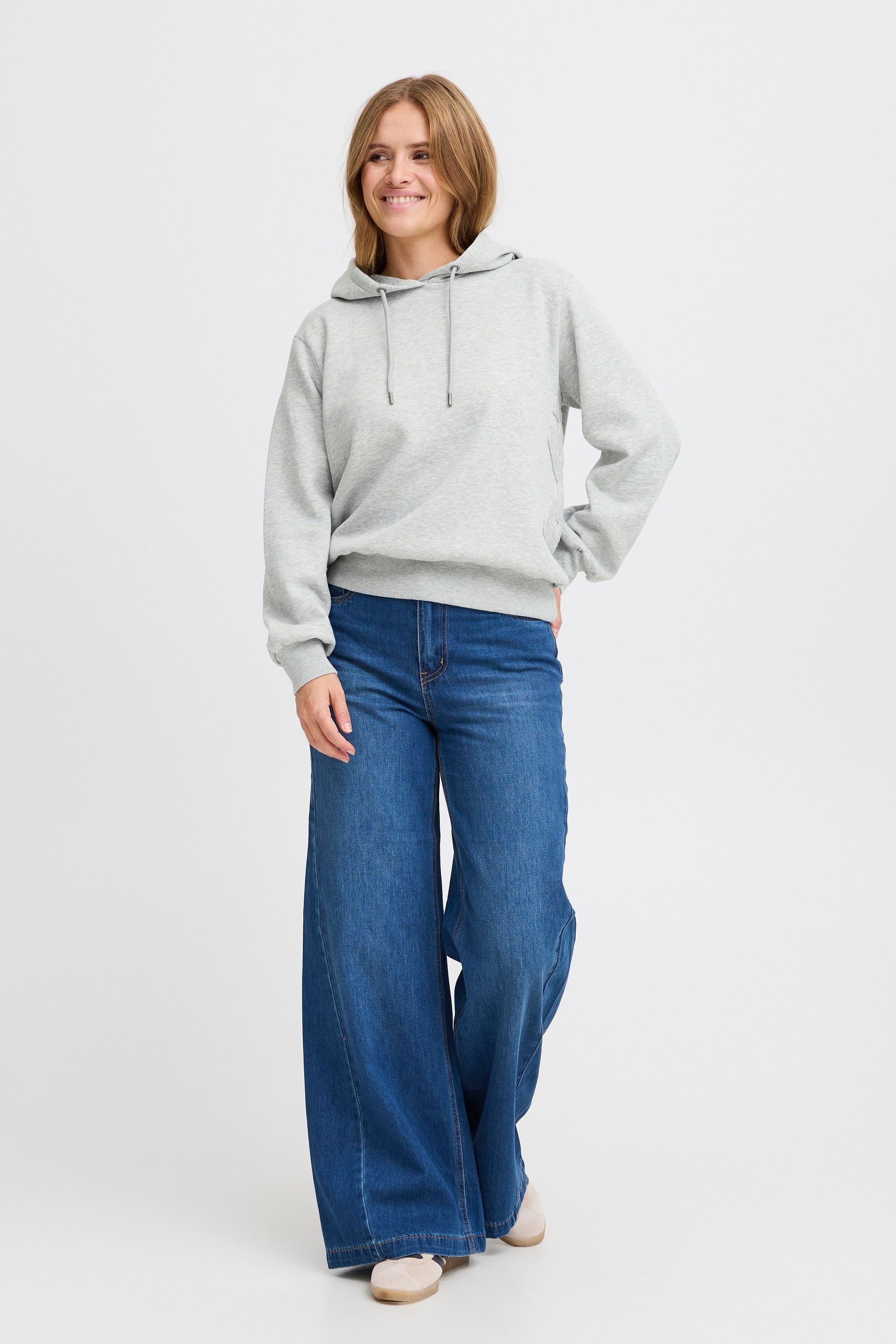 Pulz Jeans Kapuzenpullover »Kapuzenpullover PZKRISTEN LS Logo Sweatshirt«
