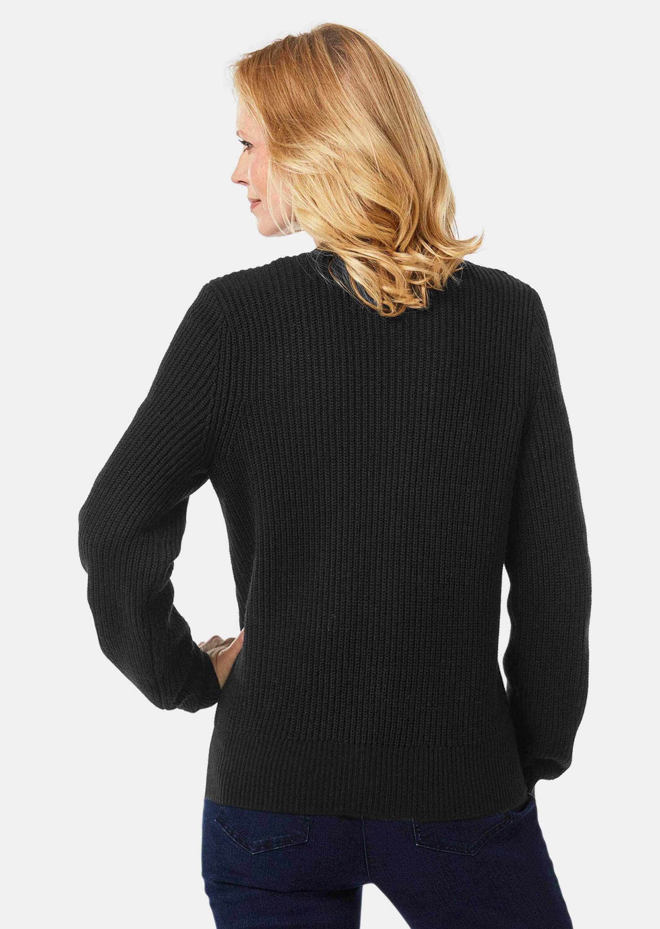 GOLDNER Strickjacke »Strickjacke Pflegeleichte Strickjacke in hochwertiger Rippenstruktur«