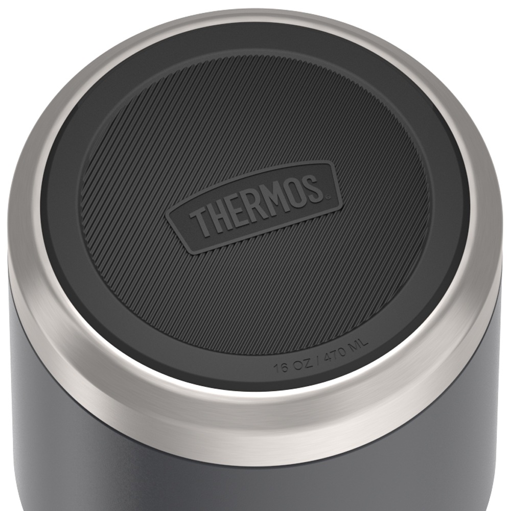 THERMOS Thermobehälter »ICON FOOD JAR, Thermobehälter für Essen, spülmaschinenfest«, (1 tlg.), 0,47l, 10h heiß & 24h kalt, dicht & auslaufsicher, mit Löffel