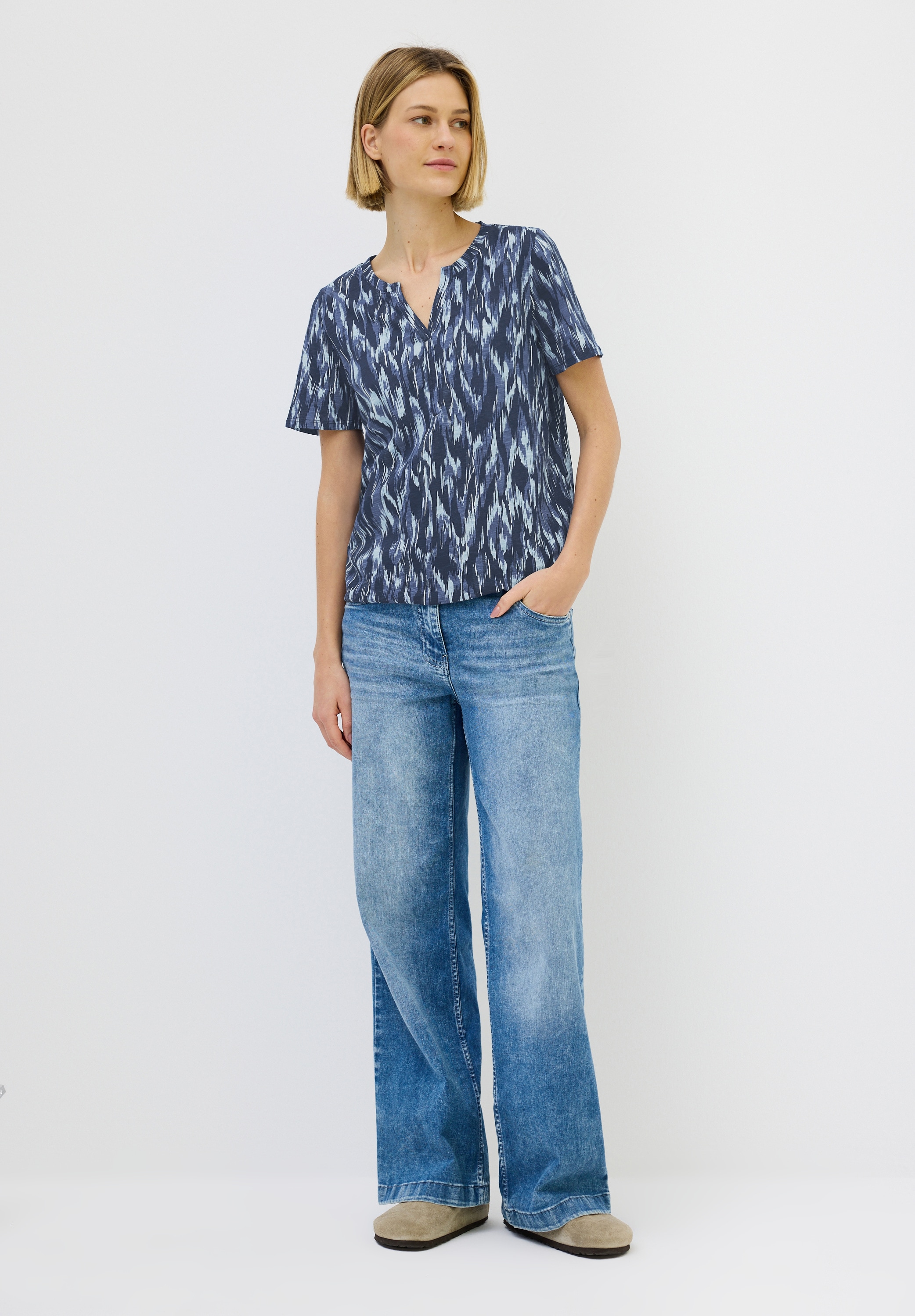 Cecil Print-Shirt, 2in1 Optik