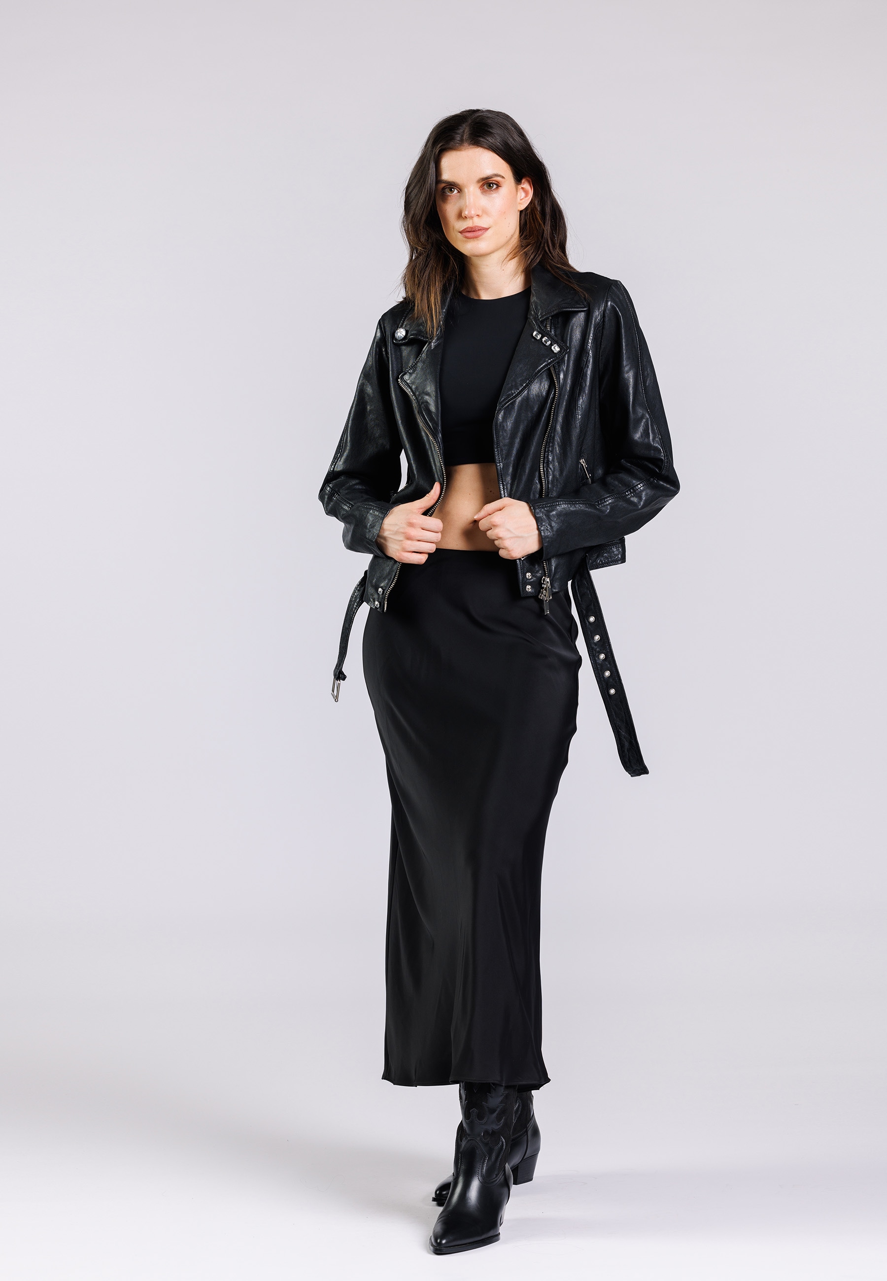 Freaky Nation Lederjacke »Showbiz-FN«