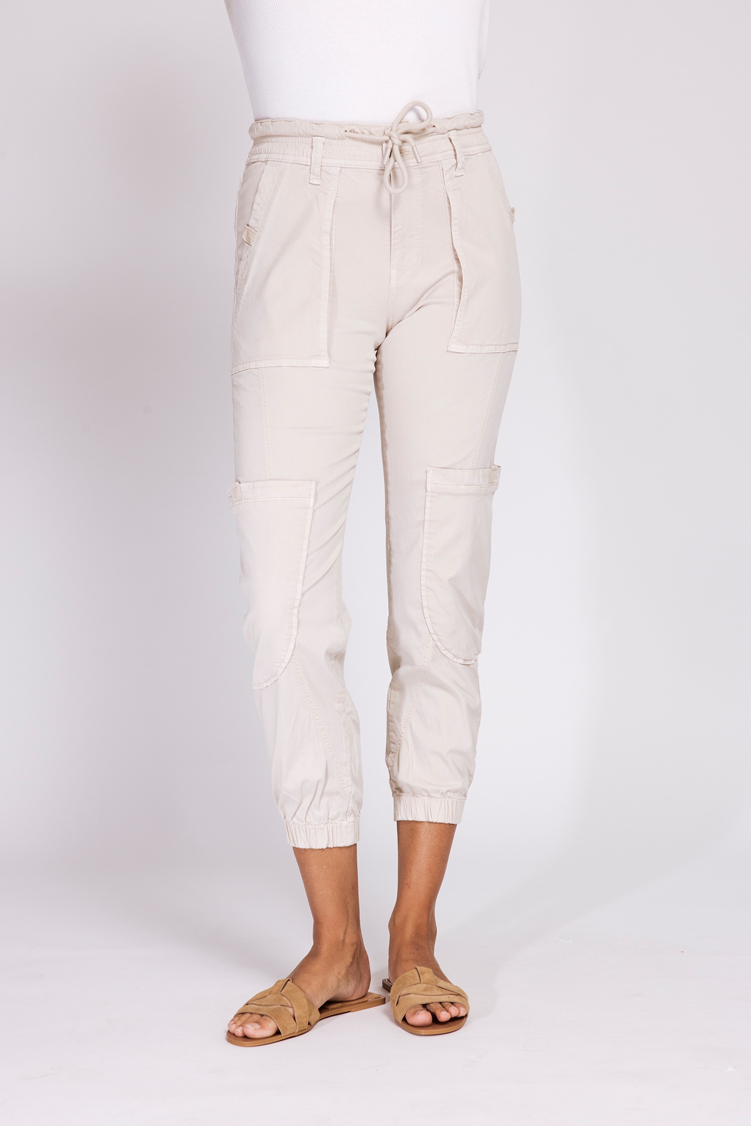 Zhrill Stoffhose "FINNA Cargohose" schmale Passform, für Casual-Look, 3/4-Länge