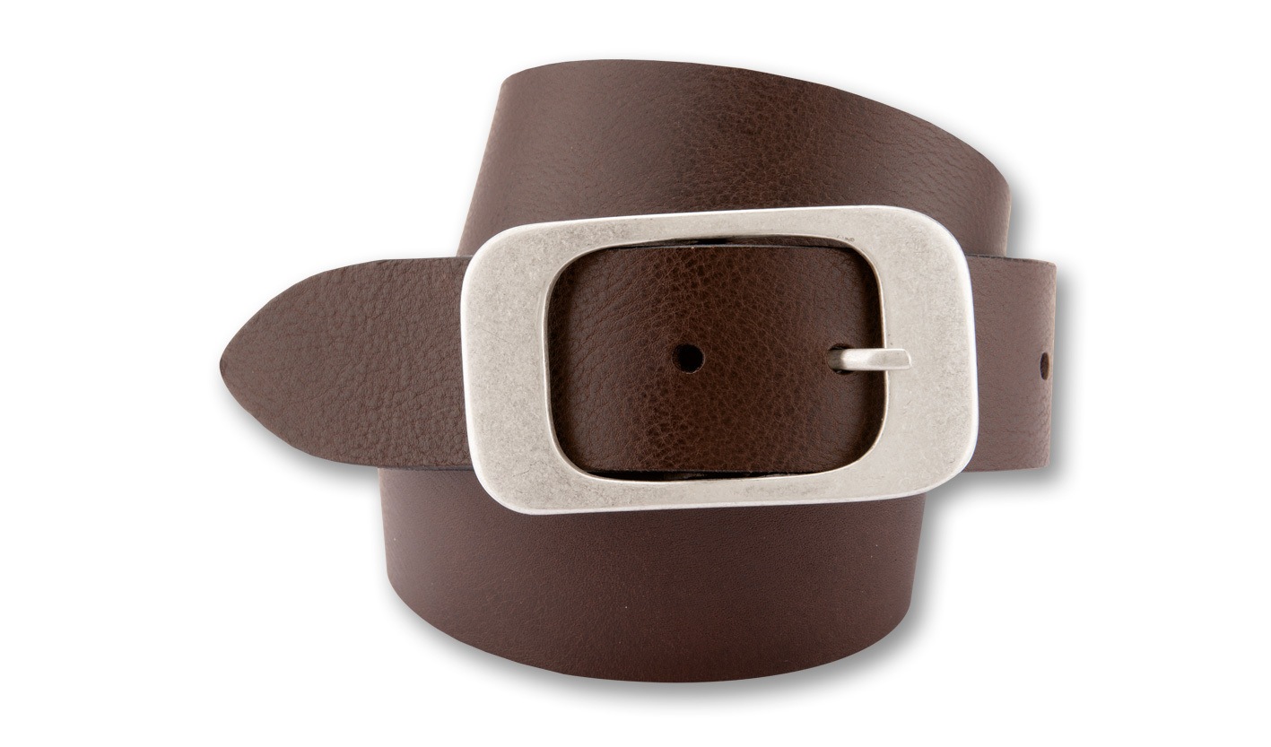 BERND GÖTZ Ledergürtel "Ledergürtel mit auffallender, flächiger Schließe" günstig online kaufen