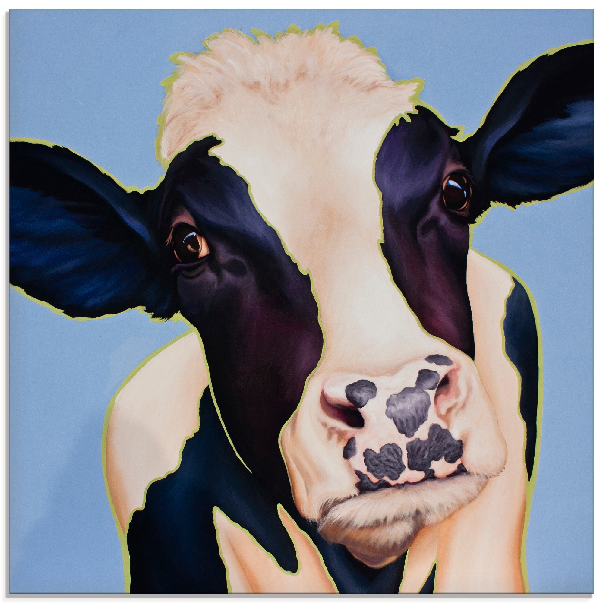 Artland Glasbild »Kuh Trudi«, Haustiere, (1 St.), in verschiedenen Größen