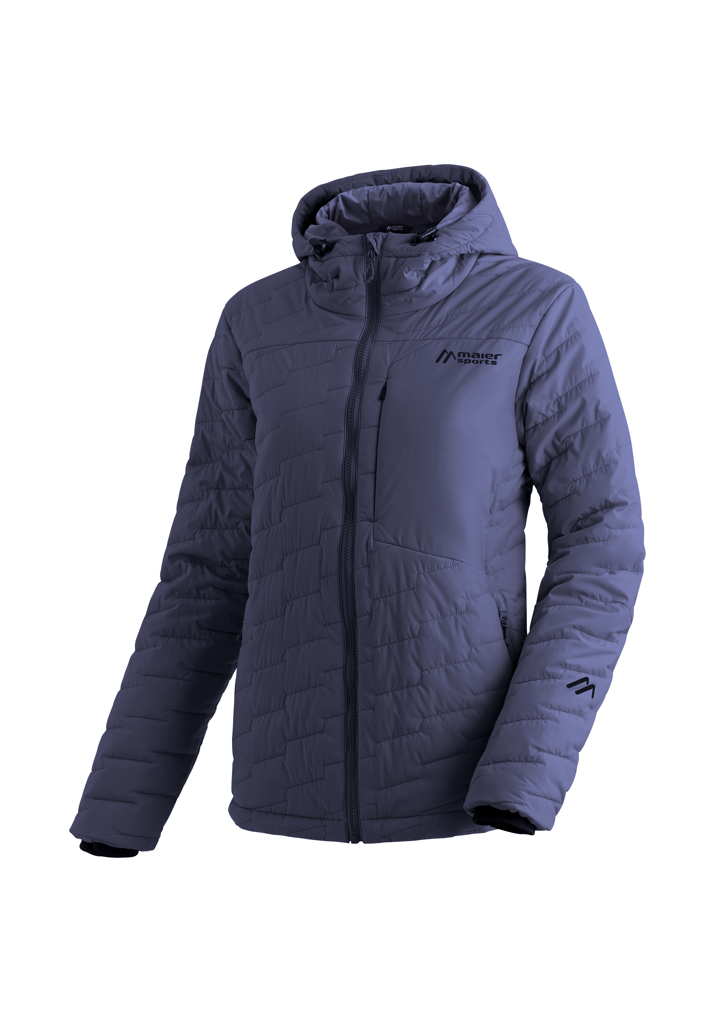 Maier Sports "Donovaly W" Damen Outdoorjacke, Primaloft Jacke mit 3 RV-Taschen und Kapuze