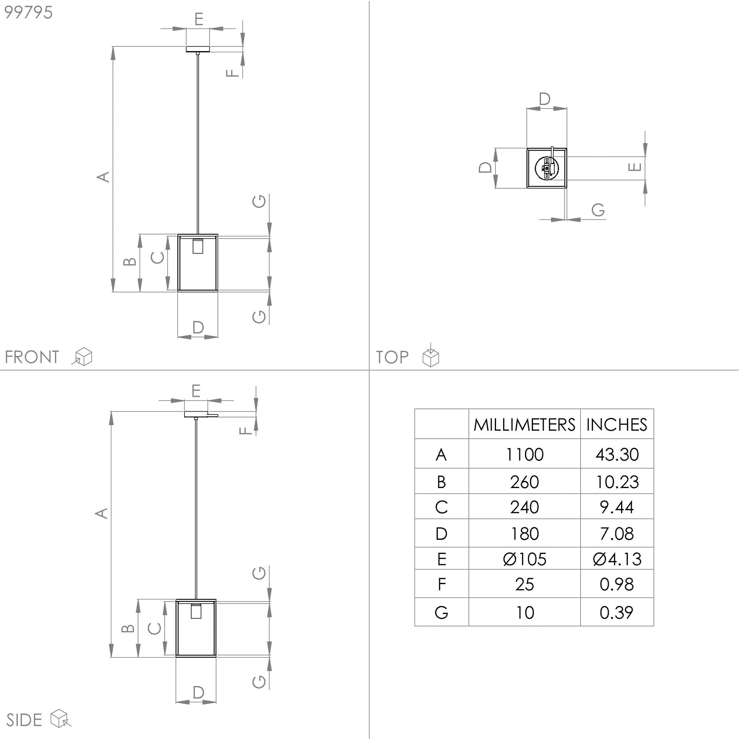 EGLO Hängeleuchte »LIBERTAD Pendellampe, Stahl und Holz, E27, IP20, Esstischlampe, Lampe« E27 1 Stk. Hängeleuchte, L18 x B18 x H110 cm, schwarz, braun, 1X40W exkl.