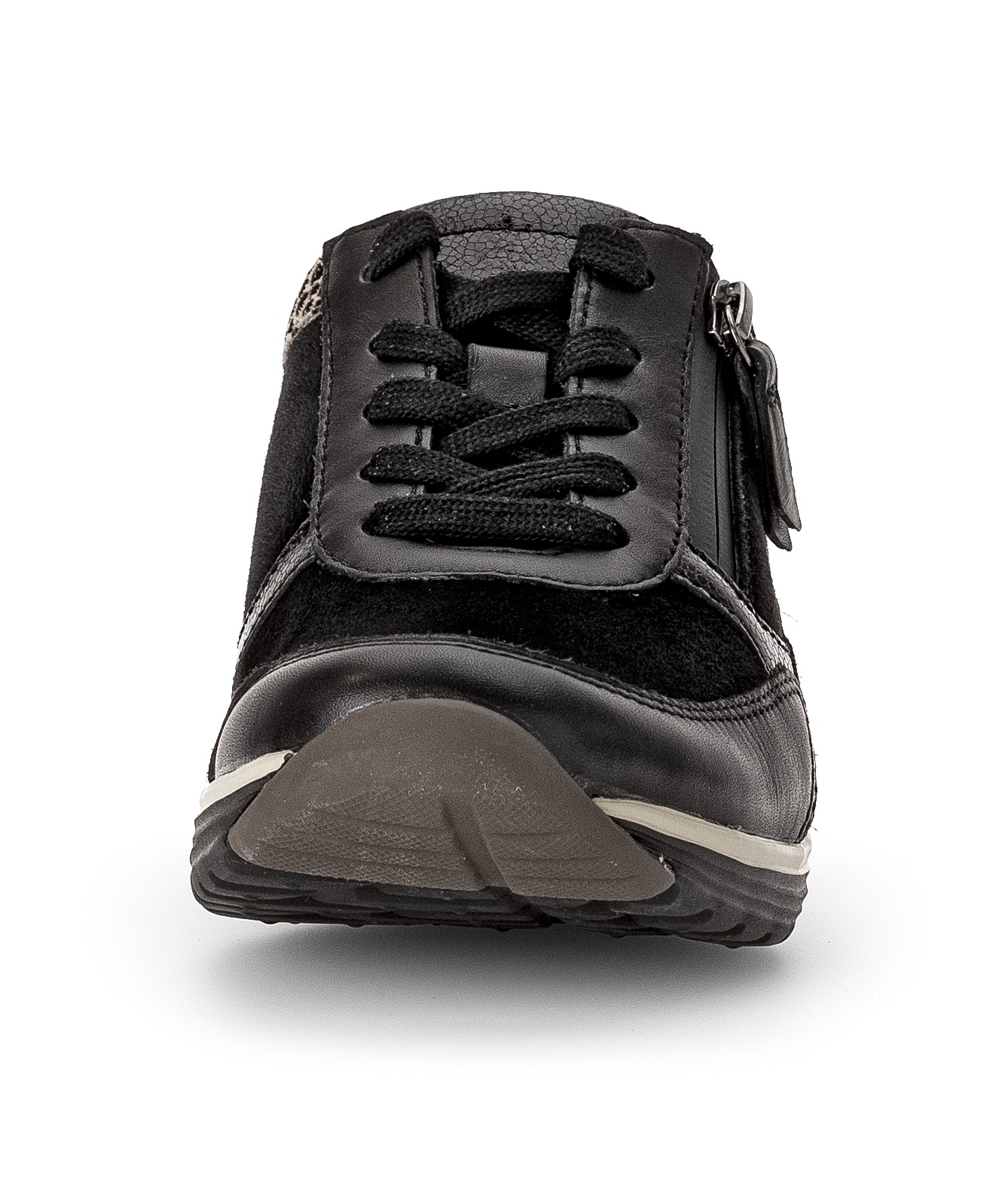 Gabor Rollingsoft Keilsneaker, Komfortschuh, Halbschuh, Schnürschuh mit Logo an der Ferse