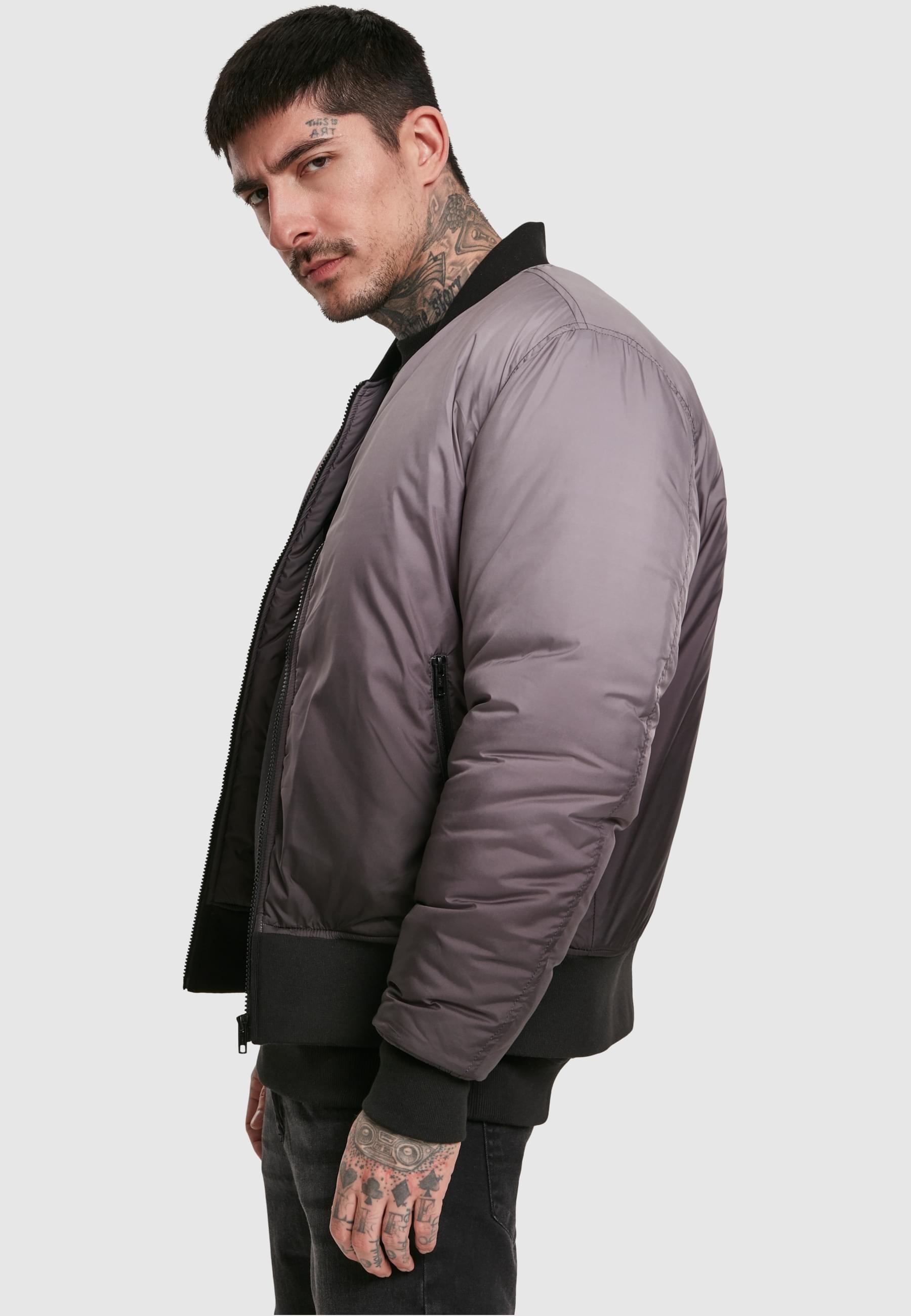 URBAN CLASSICS Allwetterjacke »Urban Classics Herren Gradient Bomber Jacket«, (1 St.), ohne Kapuze