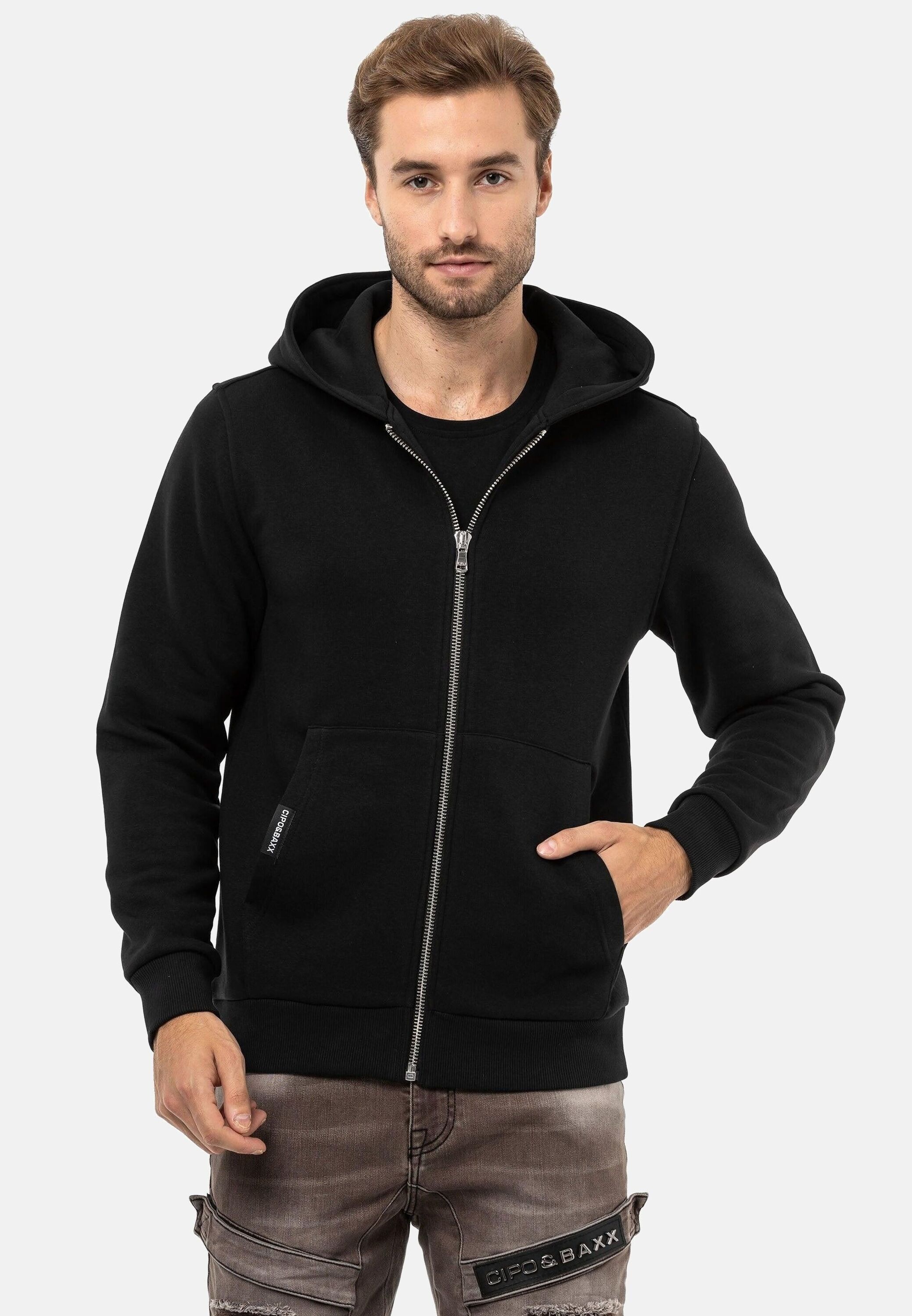 Cipo & Baxx Sweatjacke "Jacken" 1 Stk. tlg. mit Kapuze, CL556 günstig online kaufen