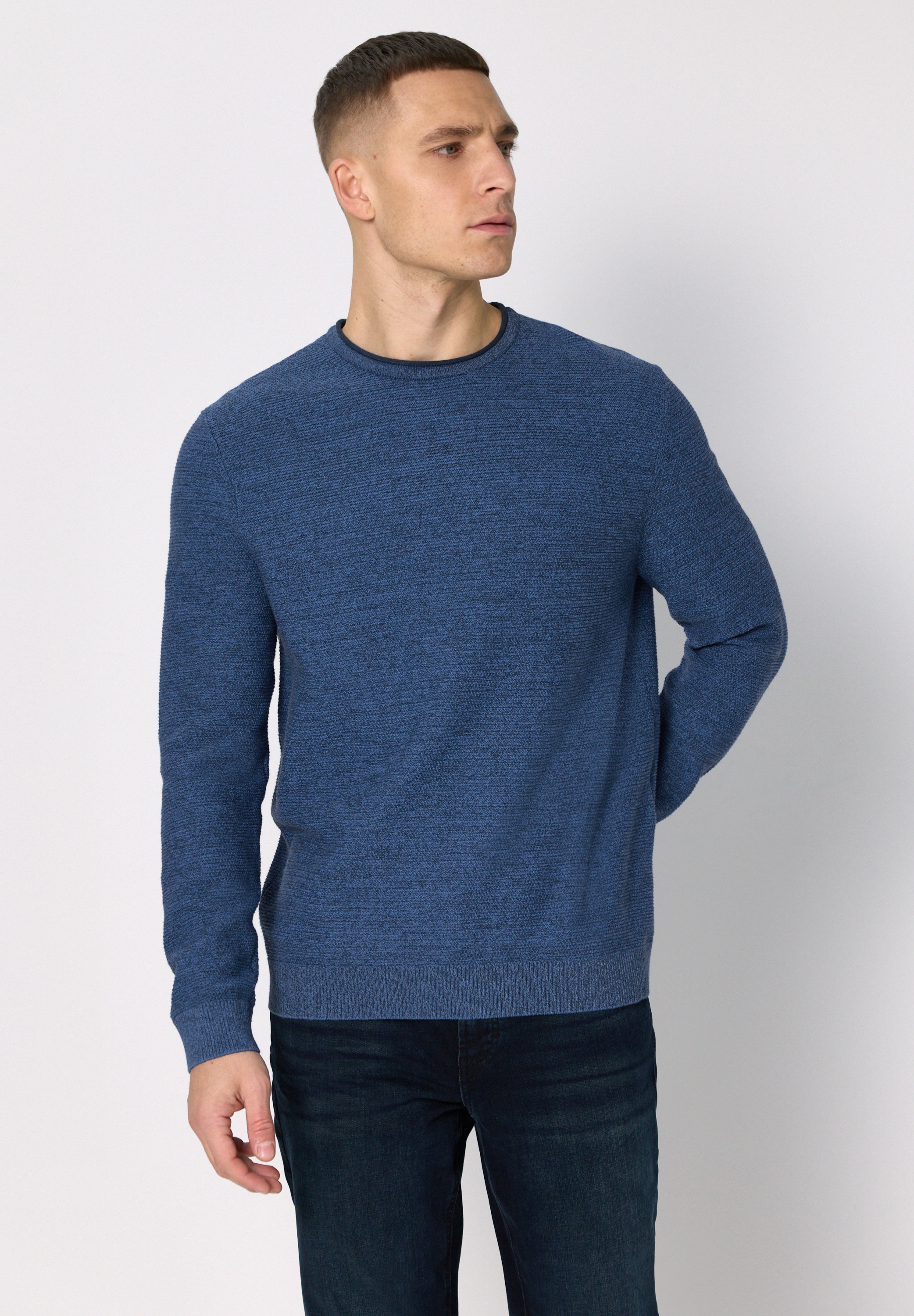 STREET ONE MEN Strickpullover Feinstrick