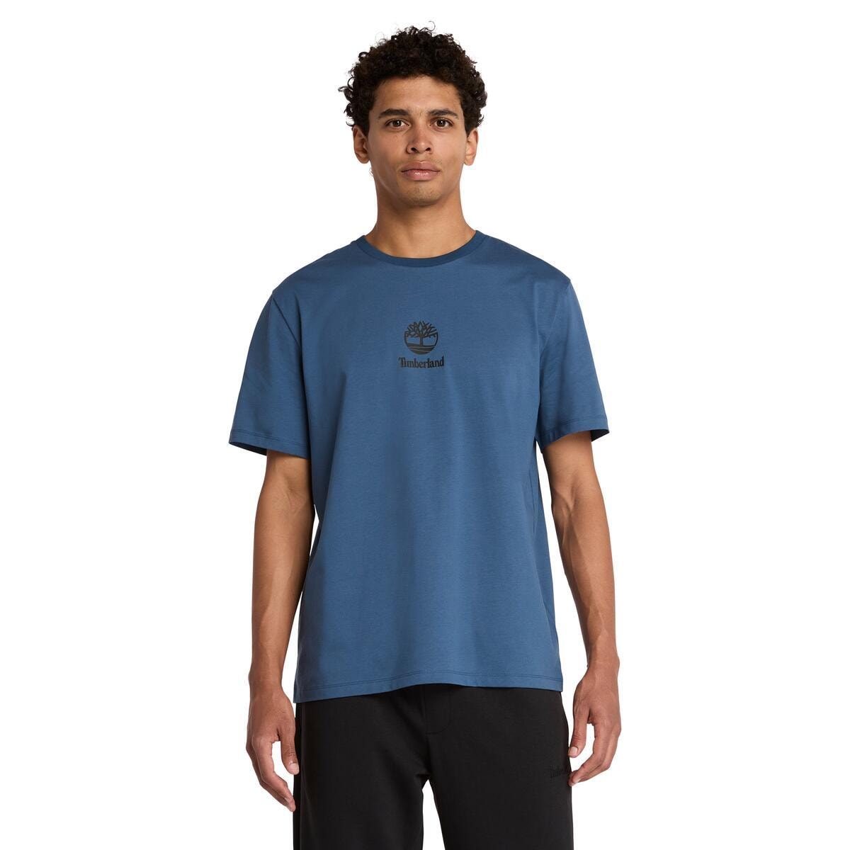 Timberland "Print Stack Logo Short Sleeve Tee" 1 Stk. Kurzarm, für Sportmod günstig online kaufen