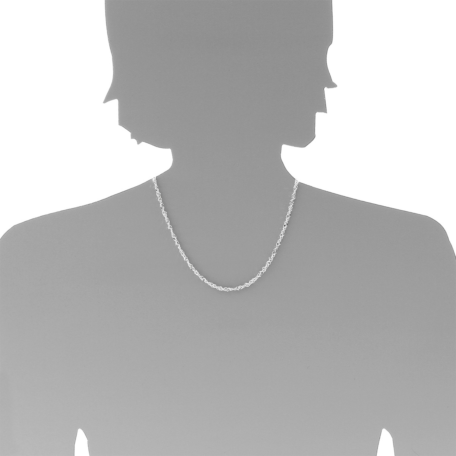 OSTSEE-SCHMUCK Singapur Chain Silver 925 50 cm 2