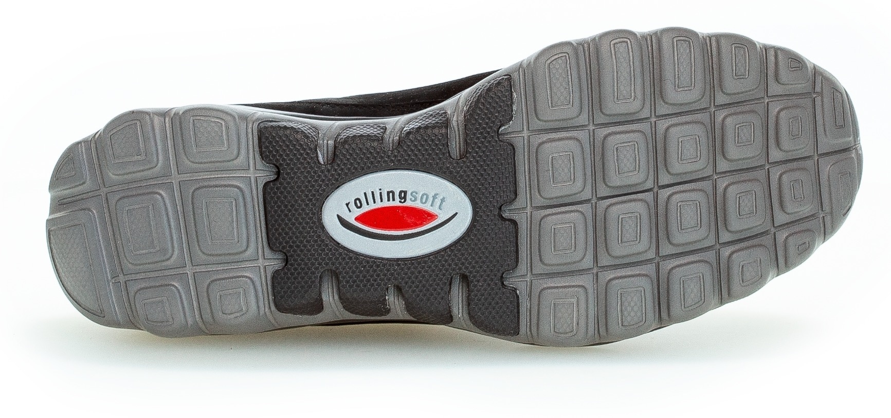 Gabor Rollingsoft Keilsneaker, mit Logoschriftzug an der Ferse, Freizeitschuh, Halbschuh, Schnürschuh