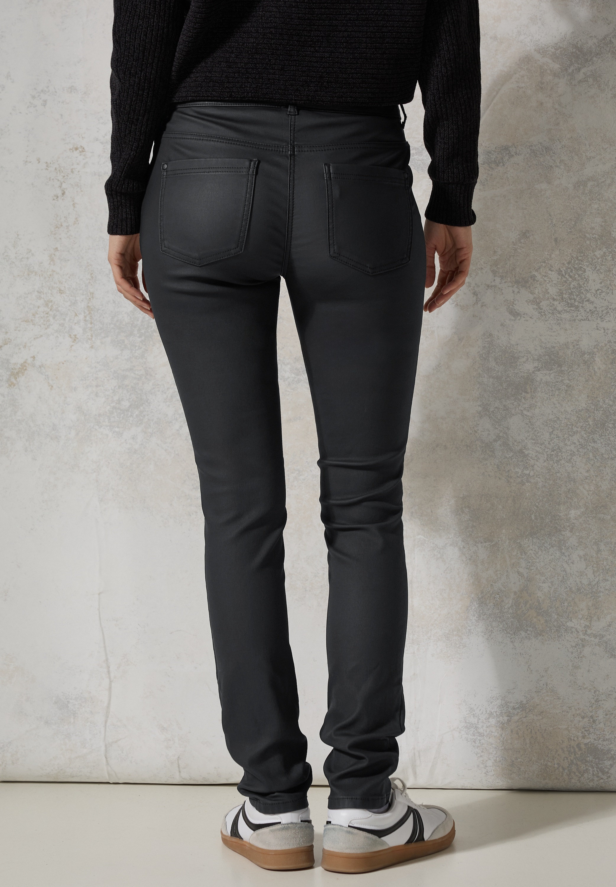 Cecil Stoffhose "Style Vicky", Sommerhose beschichtet, im 5-Pocket-Stil günstig online kaufen