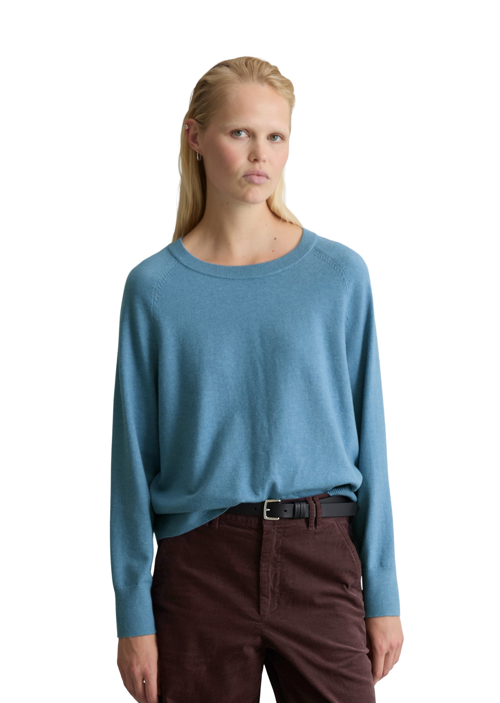 Marc O'Polo DENIM Strickpullover »aus Soft Cotton Stretch«
