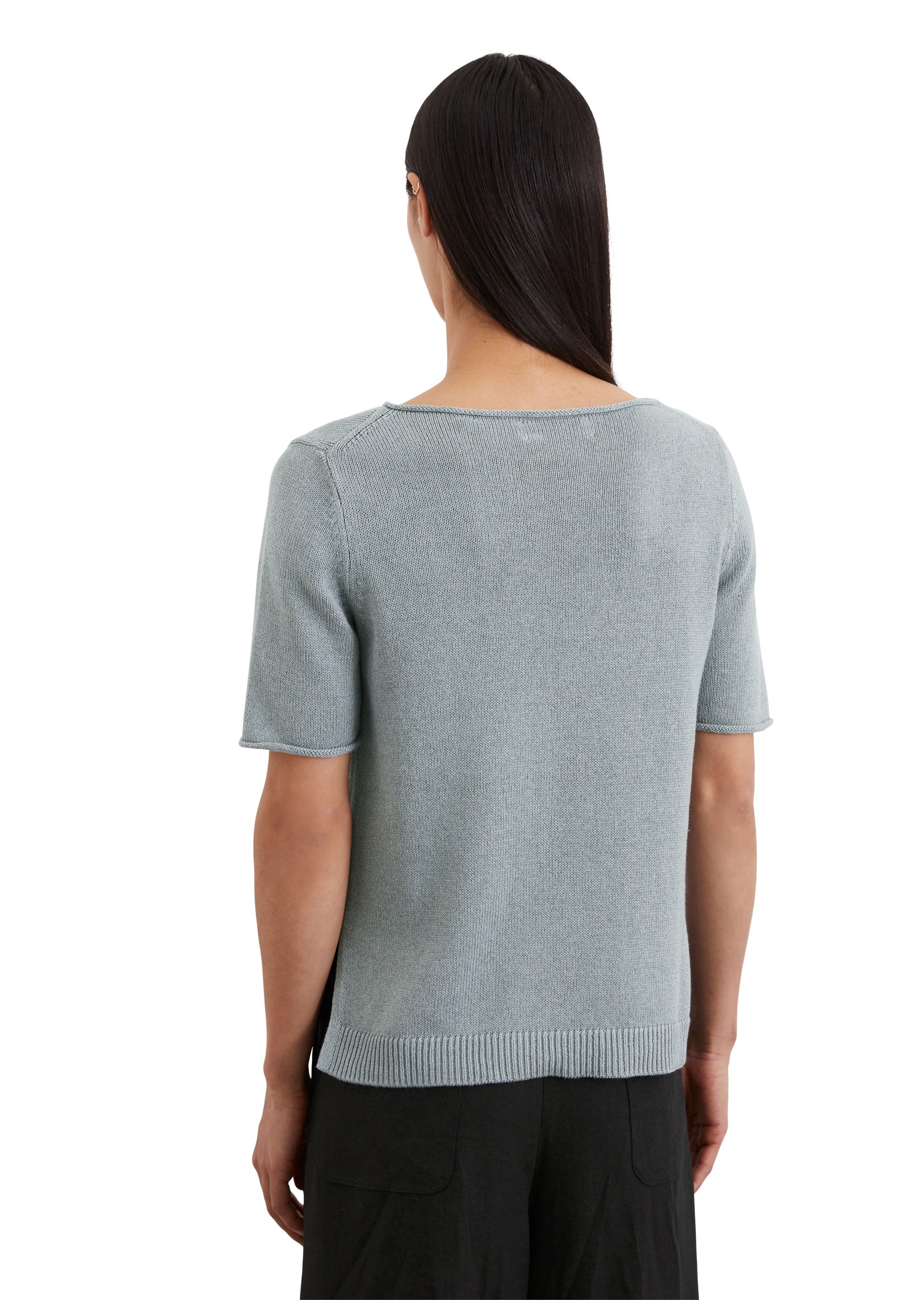 Marc O'Polo Rundhalspullover »aus Organic-Cotton-Leinen-Mix«