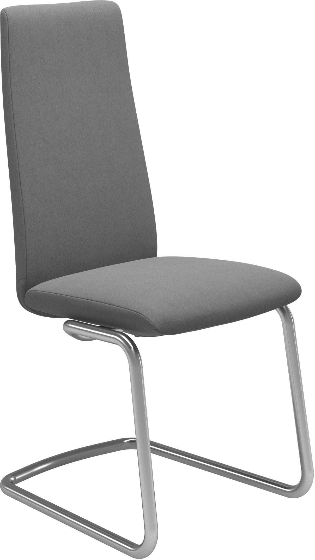 Stressless Polsterstuhl "Laurel", Microfaser DINAMICA, High Back, Größe M, mit Beinen aus Stahl in Chrom matt