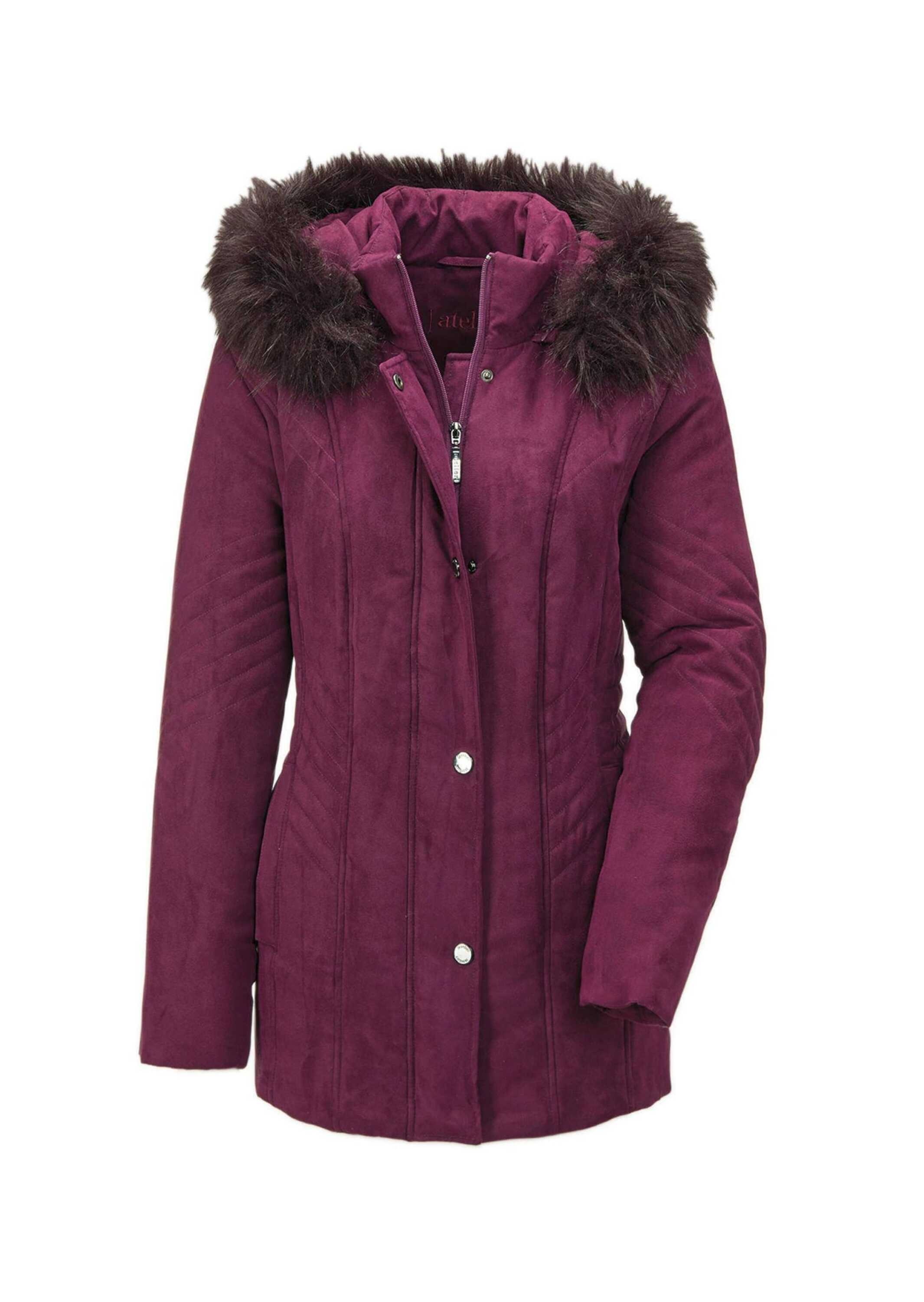 GOLDNER Steppjacke "Steppjacke mit Kapuze" Abnehmbare Kapuze und Webpelz günstig online kaufen