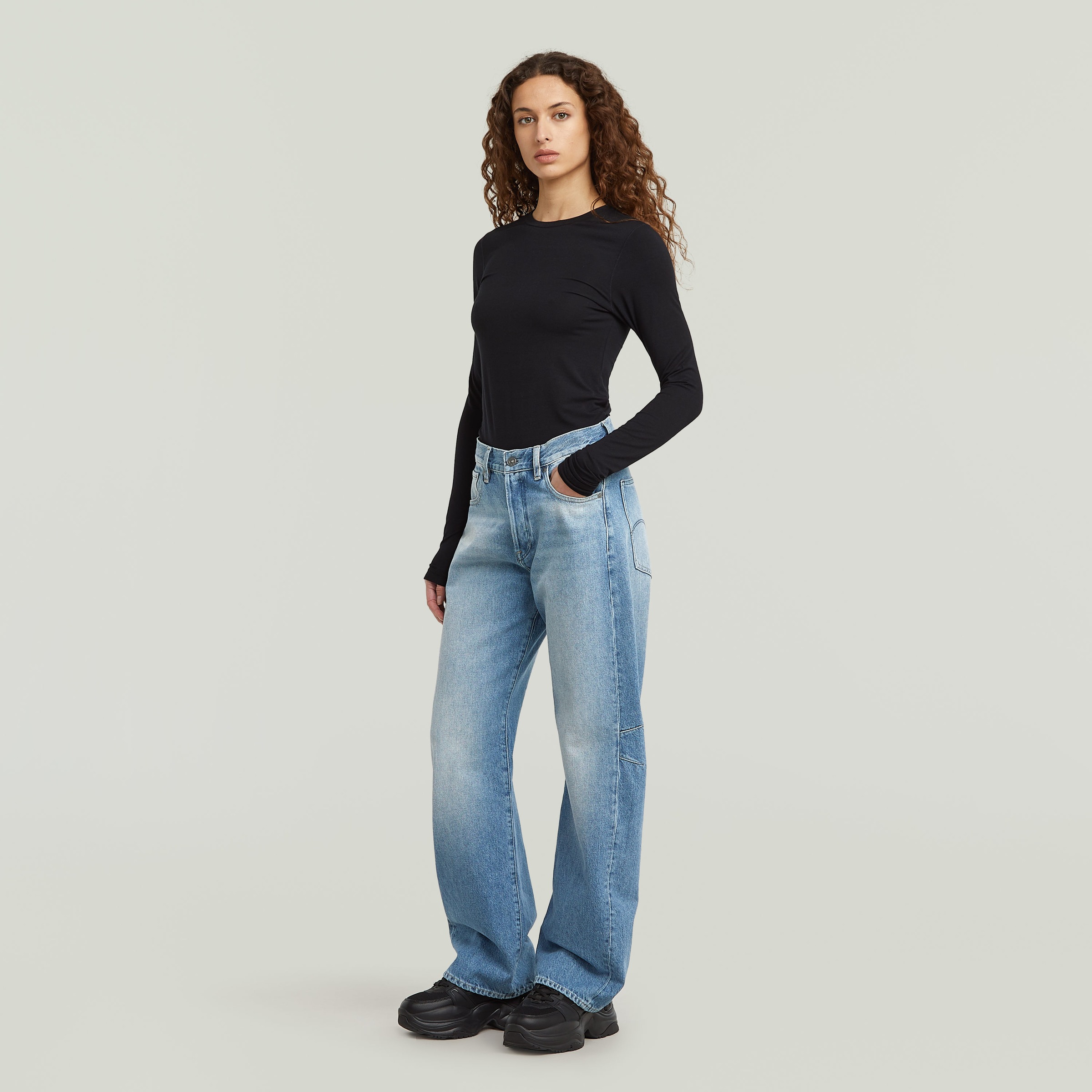 G-star Bowey 3D Boyfriend Jeans Faded Blue Chrome 33 3