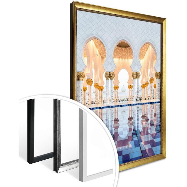 Wall-Art Poster »Sheikh Zayed Moschee Abu Dhabi«, Gebäude, (1 St.), Poster,  Wandbild, Bild, Wandposter bestellen | BAUR