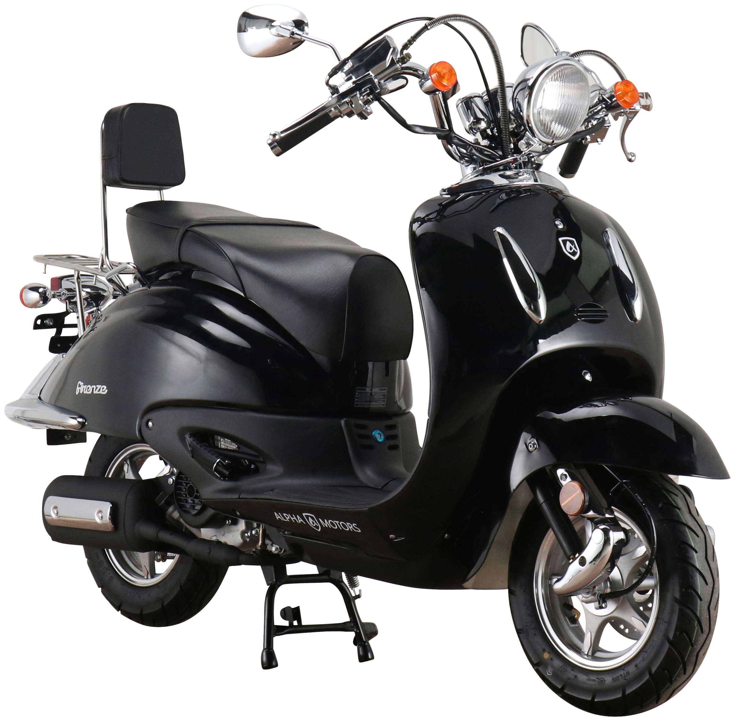 Motorroller »Retro Firenze«, 125 cm³, 85 km/h, Euro 5, 8,56 PS, schwarz