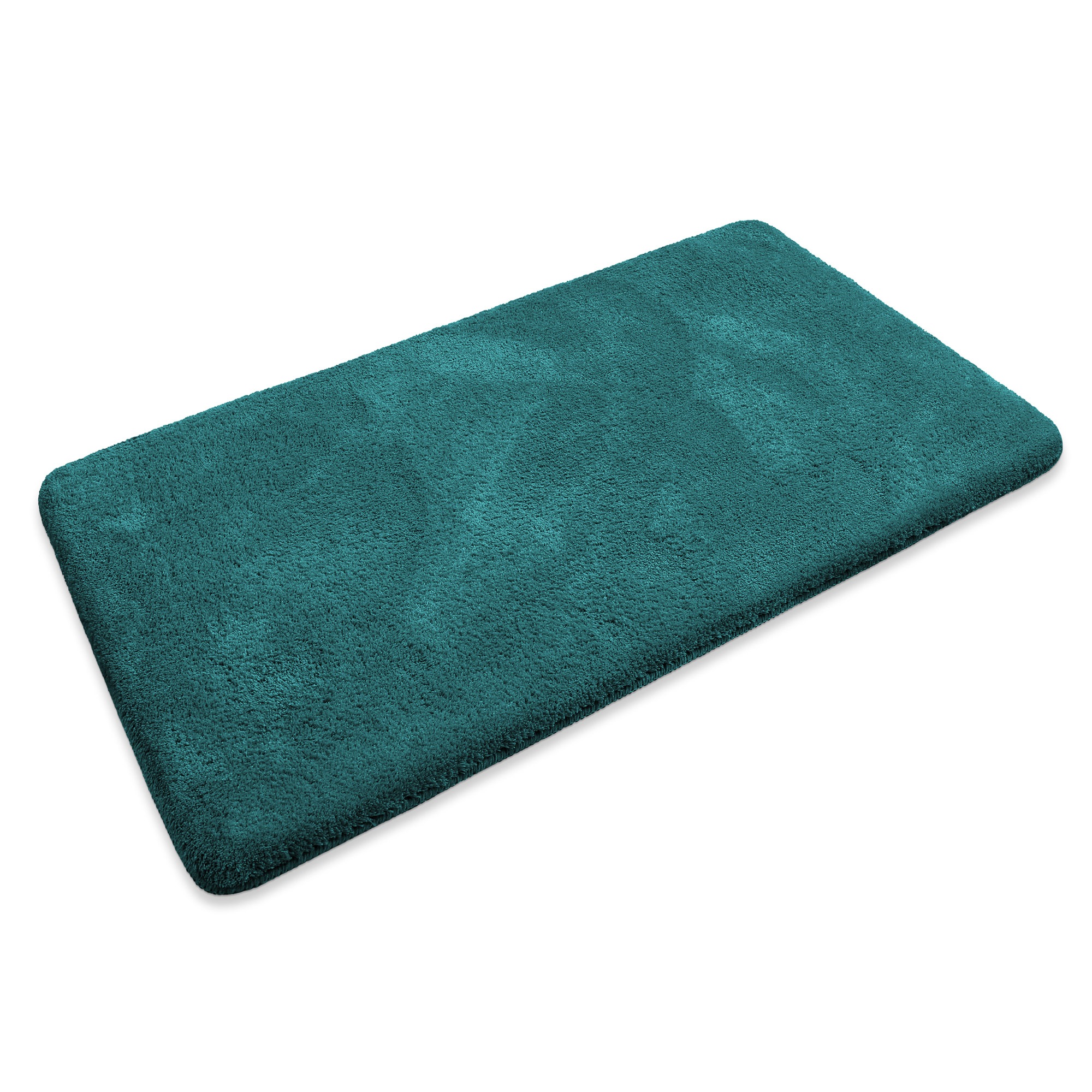 my home Badematte »Neele«, rutschhemmend beschichtet, schnell trocknend, Badteppich, getuftet, modern, Uni, antirutsch, flauschig, hochflor