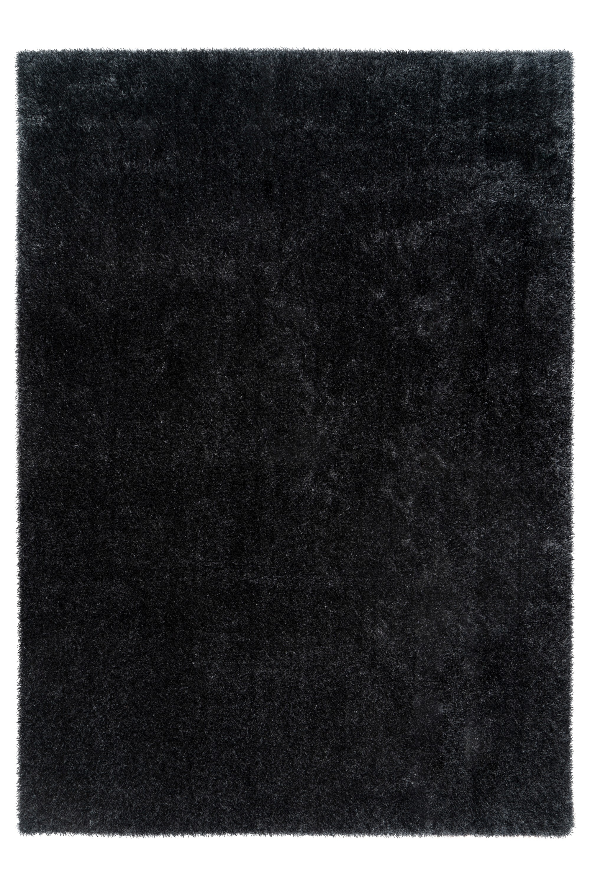 Hochflor-Teppich KAYOOM "Zone 825", graphit, B:80cm H:25mm L:150cm, Polyester, Teppiche, Hochflor, Shaggy, Langflor, Wohnzimmer