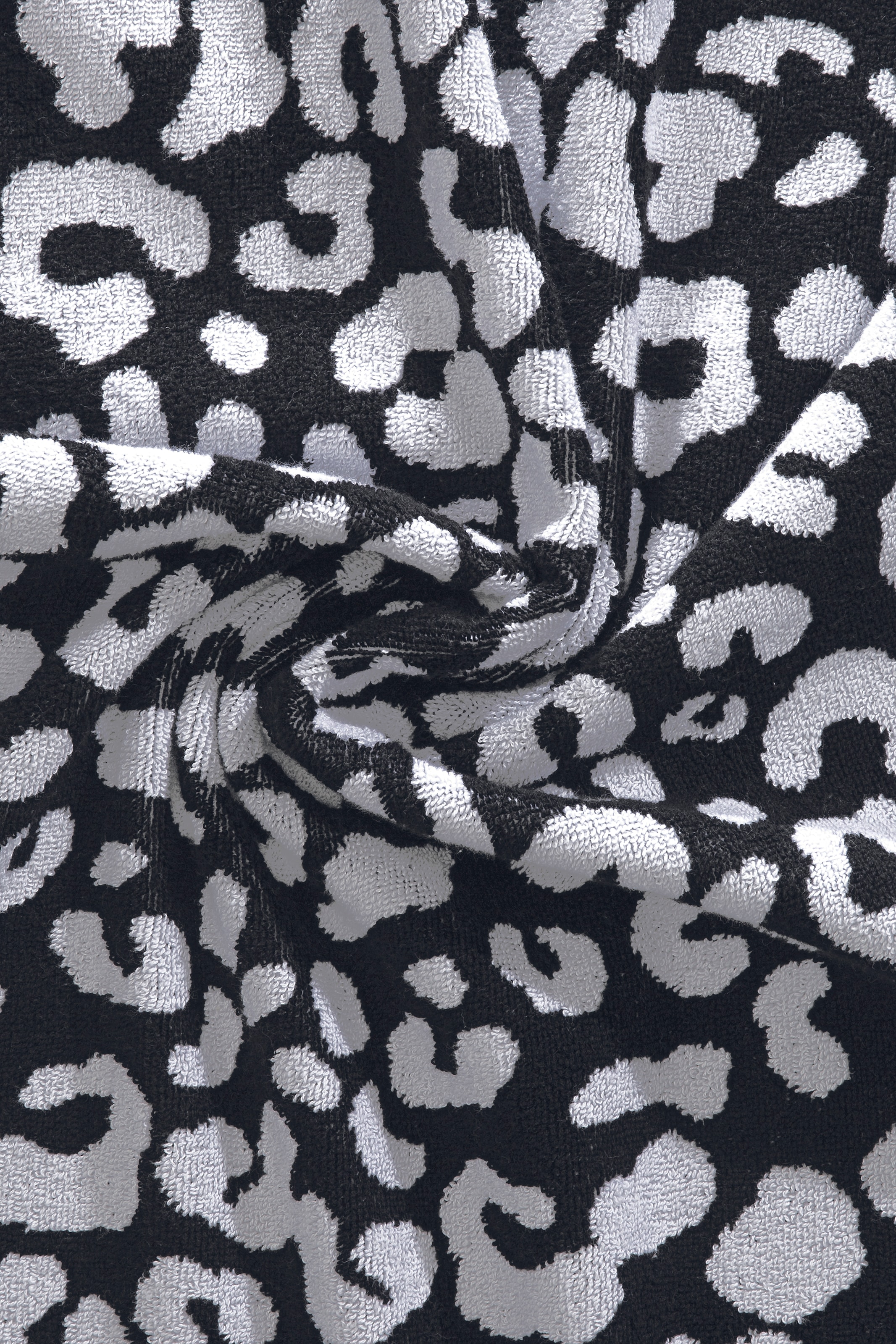 OTTO home Handtuch Set »Regona Leo, 8 tlg. Set, Premium Handtücher, 100% Baumwolle, 550 gr/m²« 8 Frottier Animal Print, Duschtücher, Handtücher, Gästetücher, Seiftücher