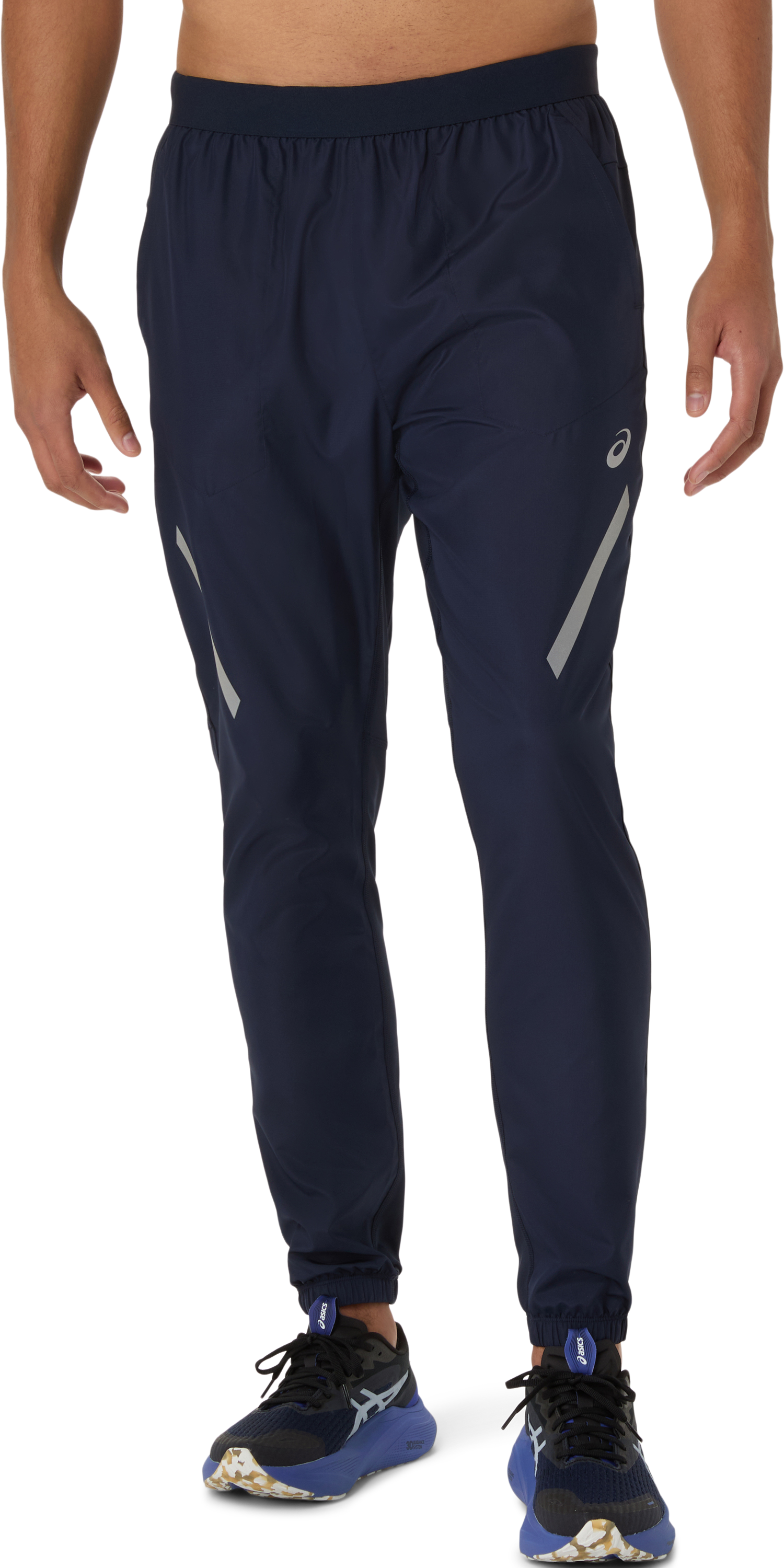 Asics "LITE-SHOW PANT" Wasserabweisend, Windabweisend, Schnelltrocknend
