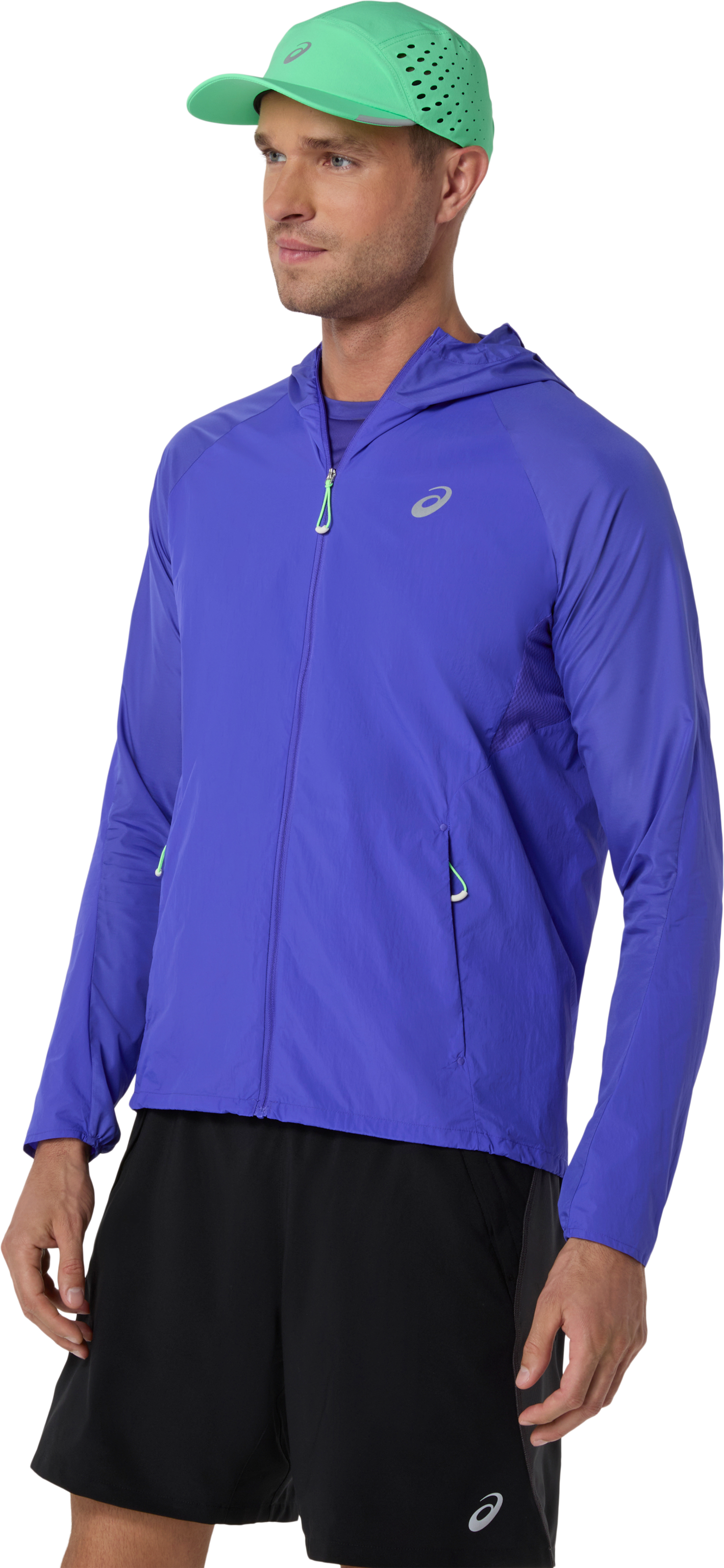 Asics Laufjacke "ROAD PACKABLE JACKET" mit Kapuze Übergangsjacke günstig online kaufen