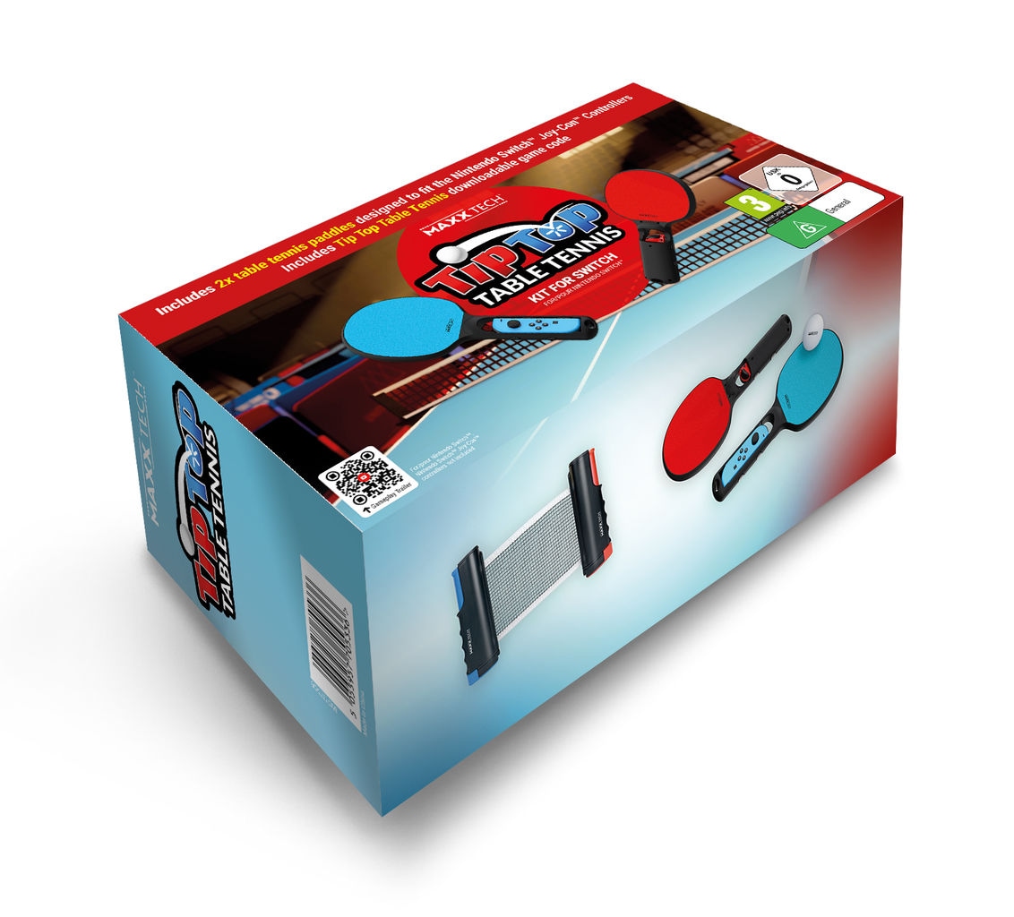 Spielesoftware »Tip-Top Table Tennis (Code in a Box + Schläger)«, Nintendo Switch