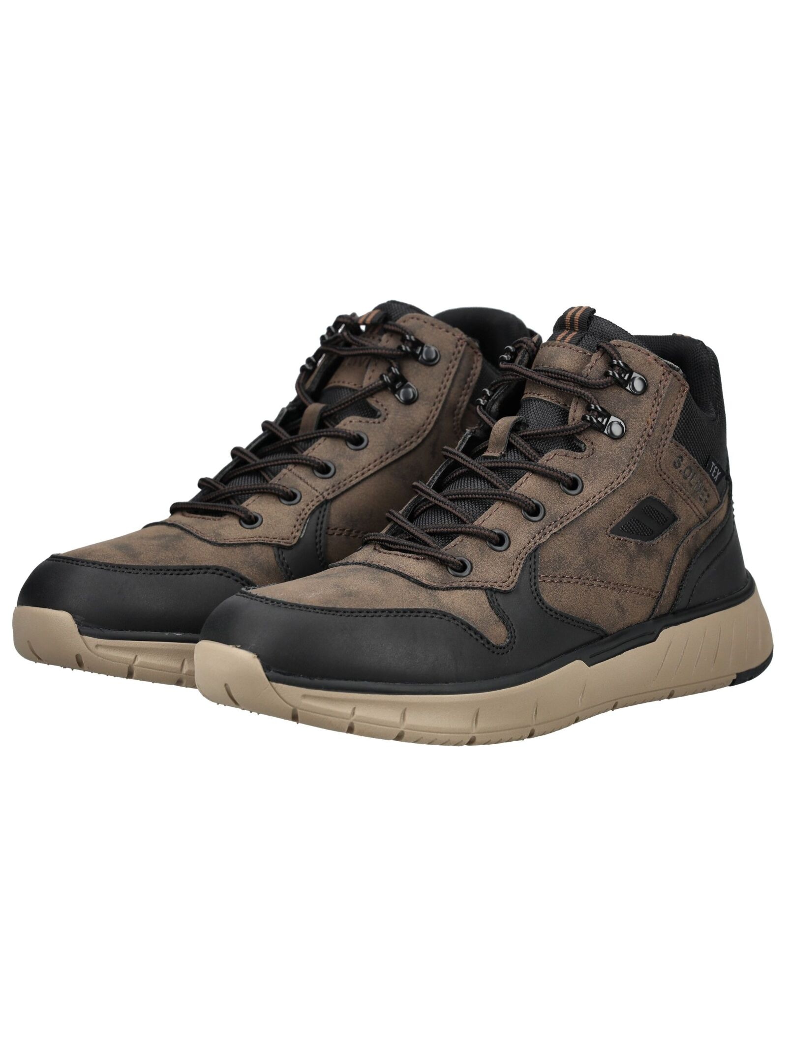 s.Oliver Schnürstiefelette »s.Oliver Stiefelette Lederimitat/Textil«