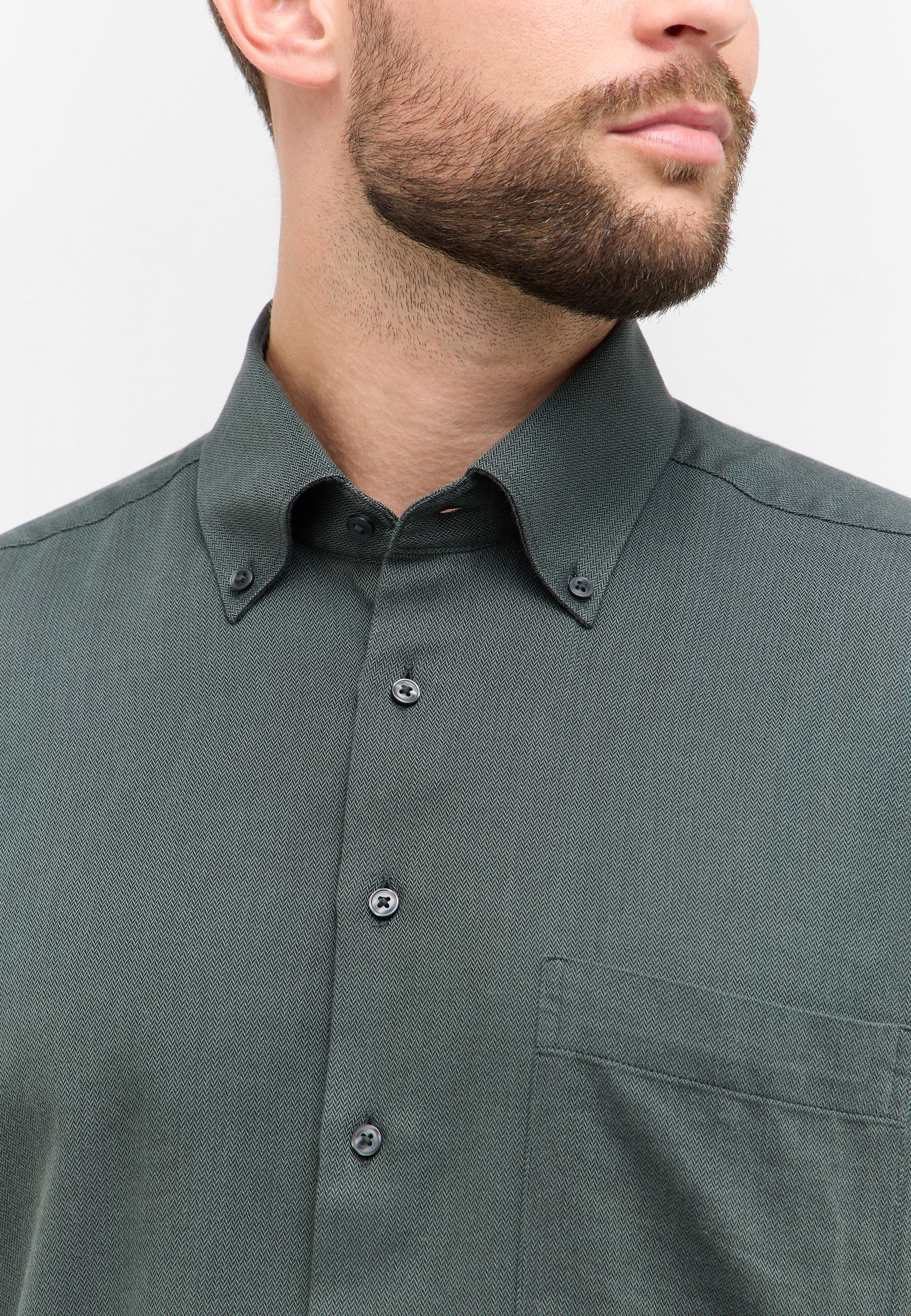 Eterna Langarmhemd »COMFORT FIT« EASY IRON (bügelleicht)