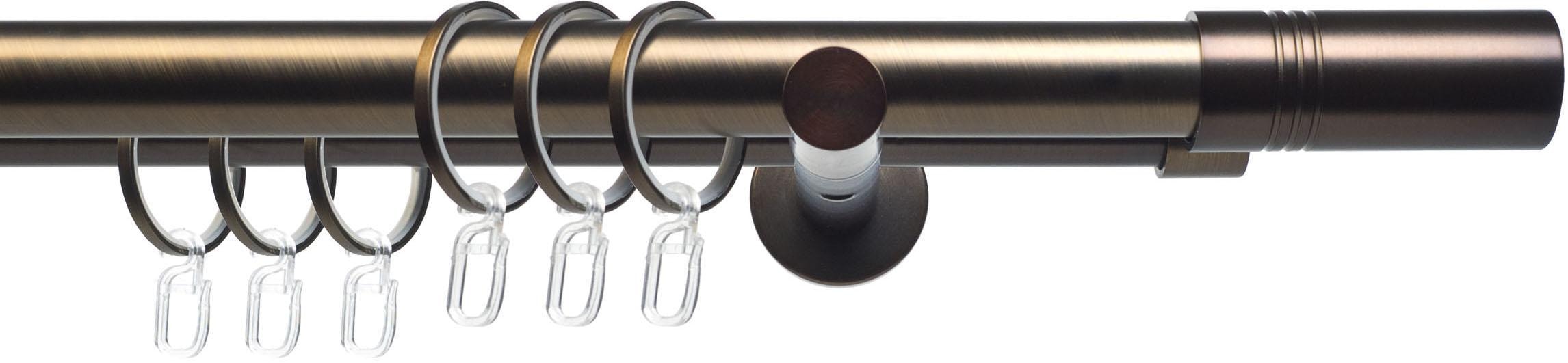 Liedeco Gardinenstange "CELZYLIN01SG2L" Ø 25 mm 2 läufig-läufig Fixmaß 2-lä günstig online kaufen