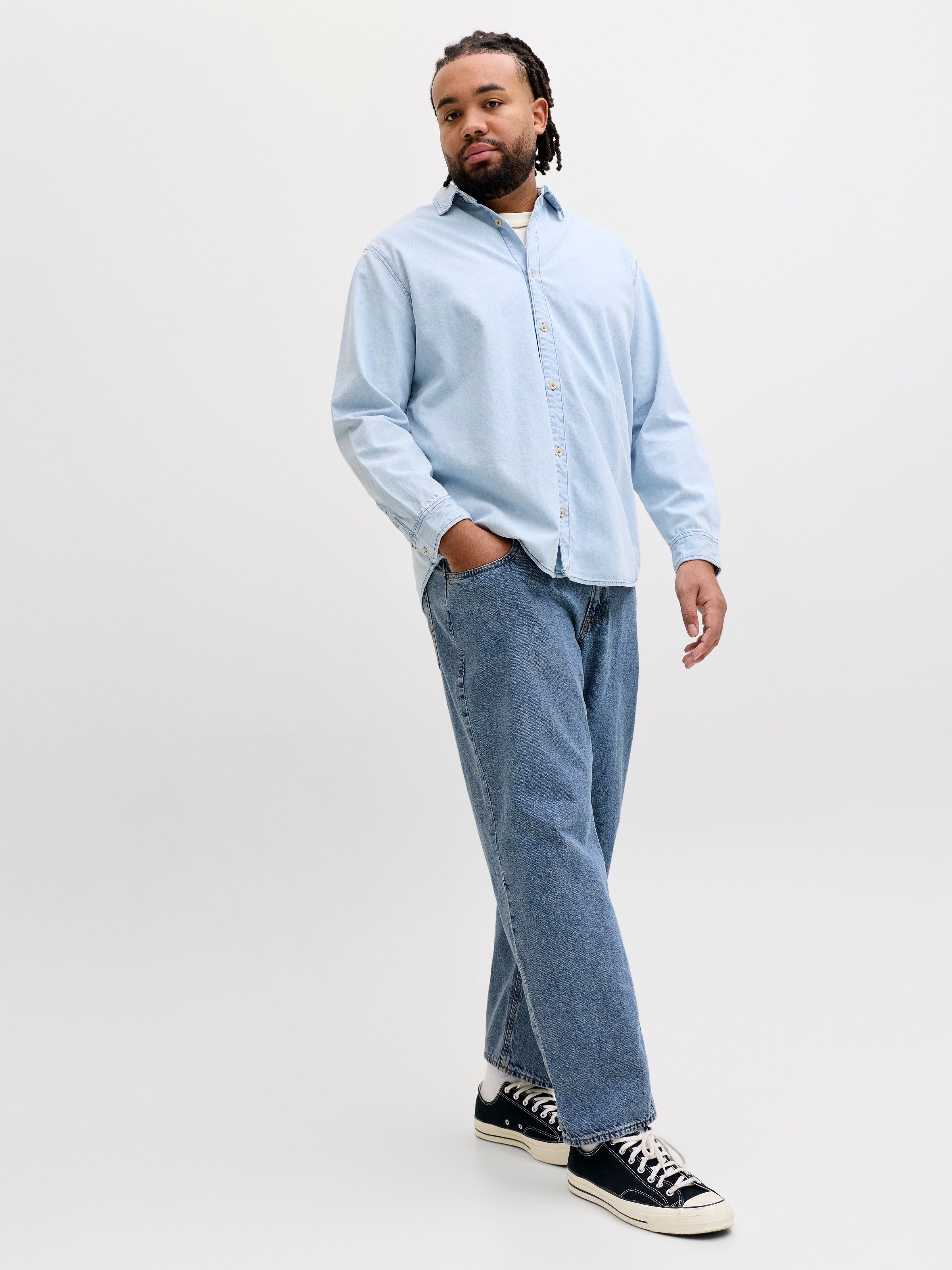 Thumbnail - Jack & Jones PlusSize Relax-fit-Jeans mit Five-Pocket-Design