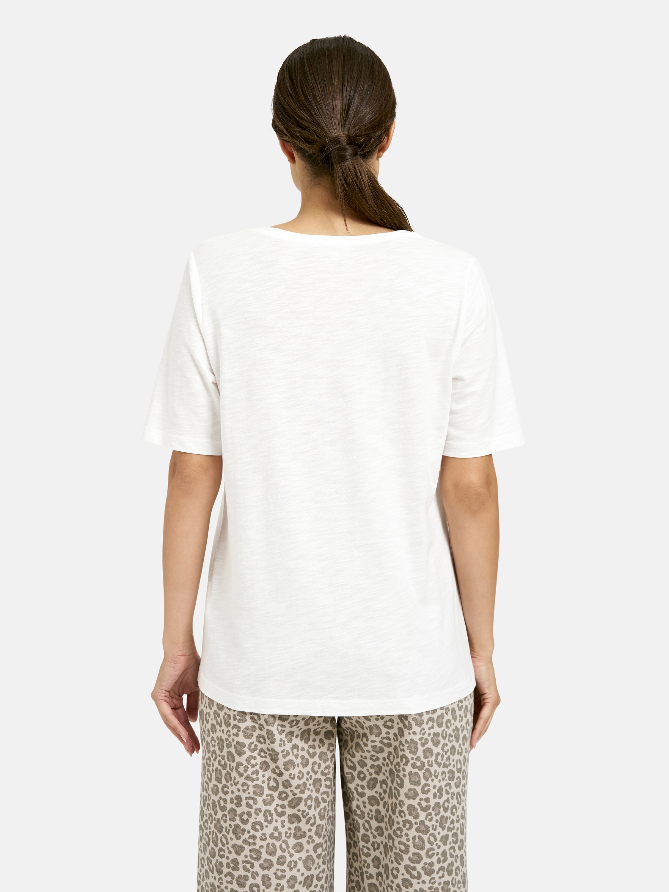 Milano Italy Rundhalsshirt mit Baumwolle