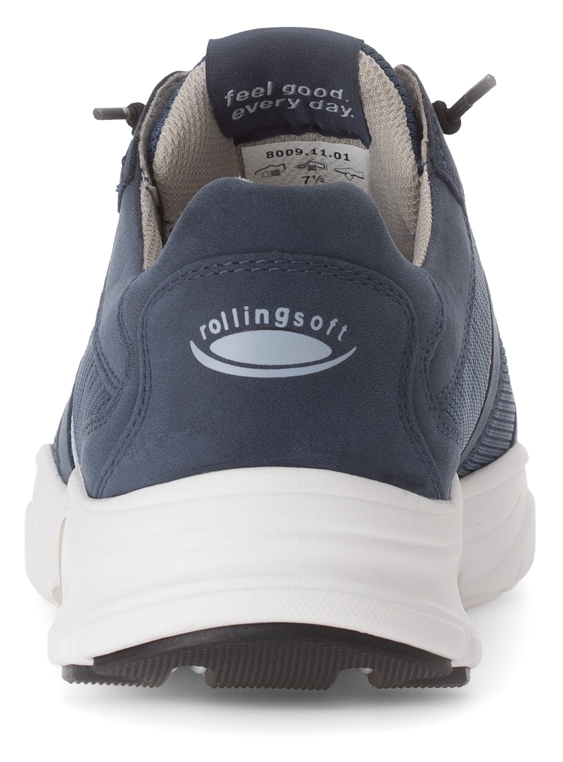 Gabor Rollingsoft Slip-On Sneaker, Freizeitschuh, Halbschuh, Slipper mit Logo an der Ferse, Weite G