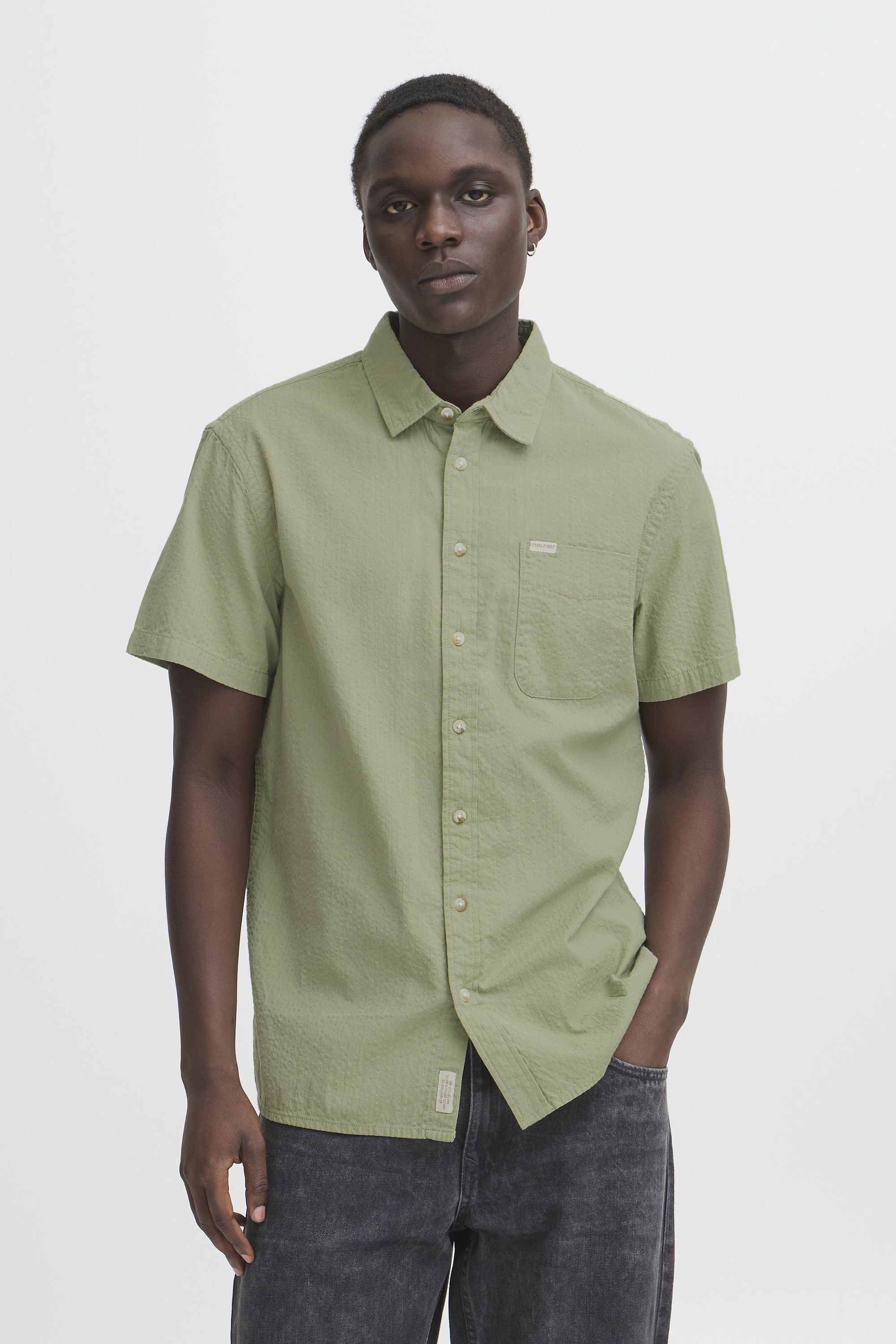 Blend Kurzarmhemd "BHAlke" Lässiges Kurzarmhemd mit Brusttasche günstig online kaufen