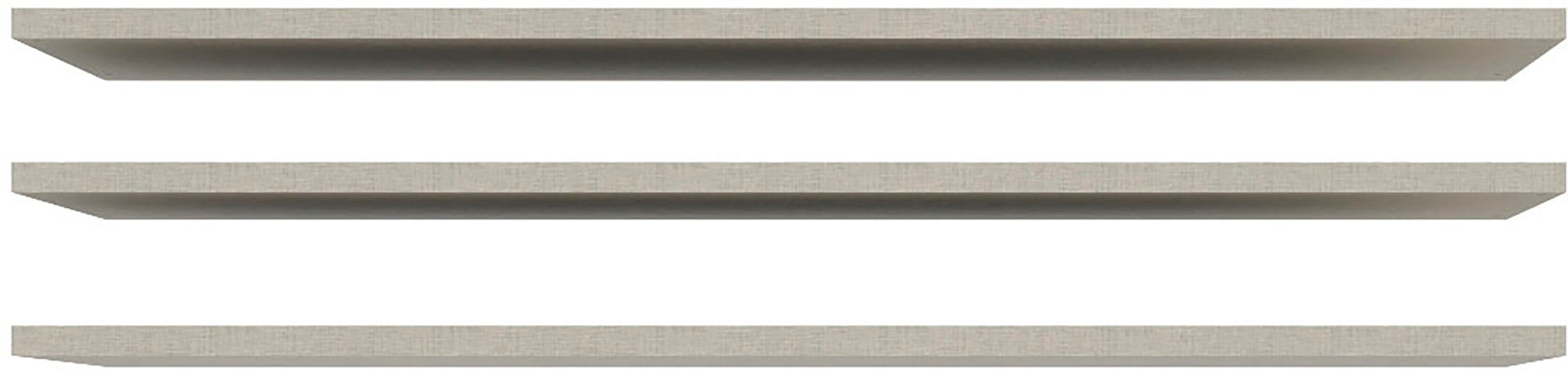 FORTE Einlegeboden, (3 St.), 3er Set Einlegeboden, variable Positionierung, Textilstruktur