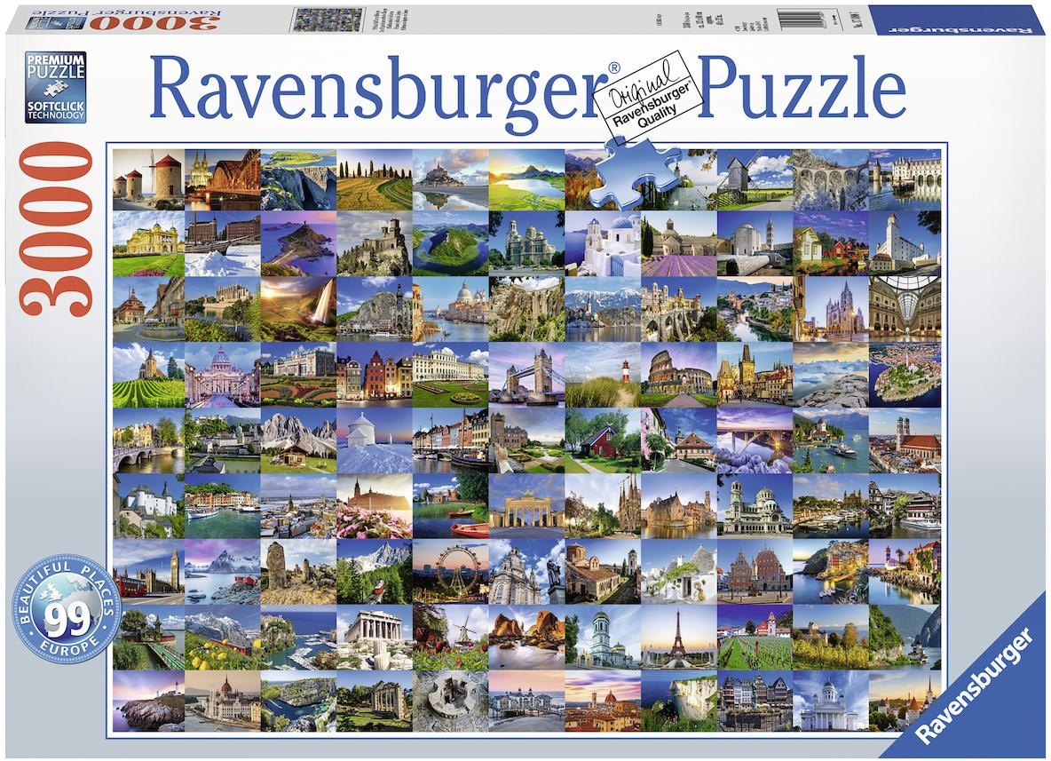 Ravensburger Puzzle »99 Beautiful Places in Europe«, Made in Germany, FSC® - schützt Wald - weltweit