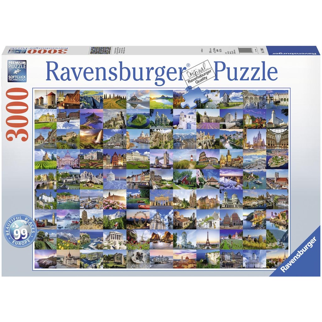 Ravensburger Puzzle »99 Beautiful Places in Europe«, Made in Germany, FSC® - schützt Wald - weltweit