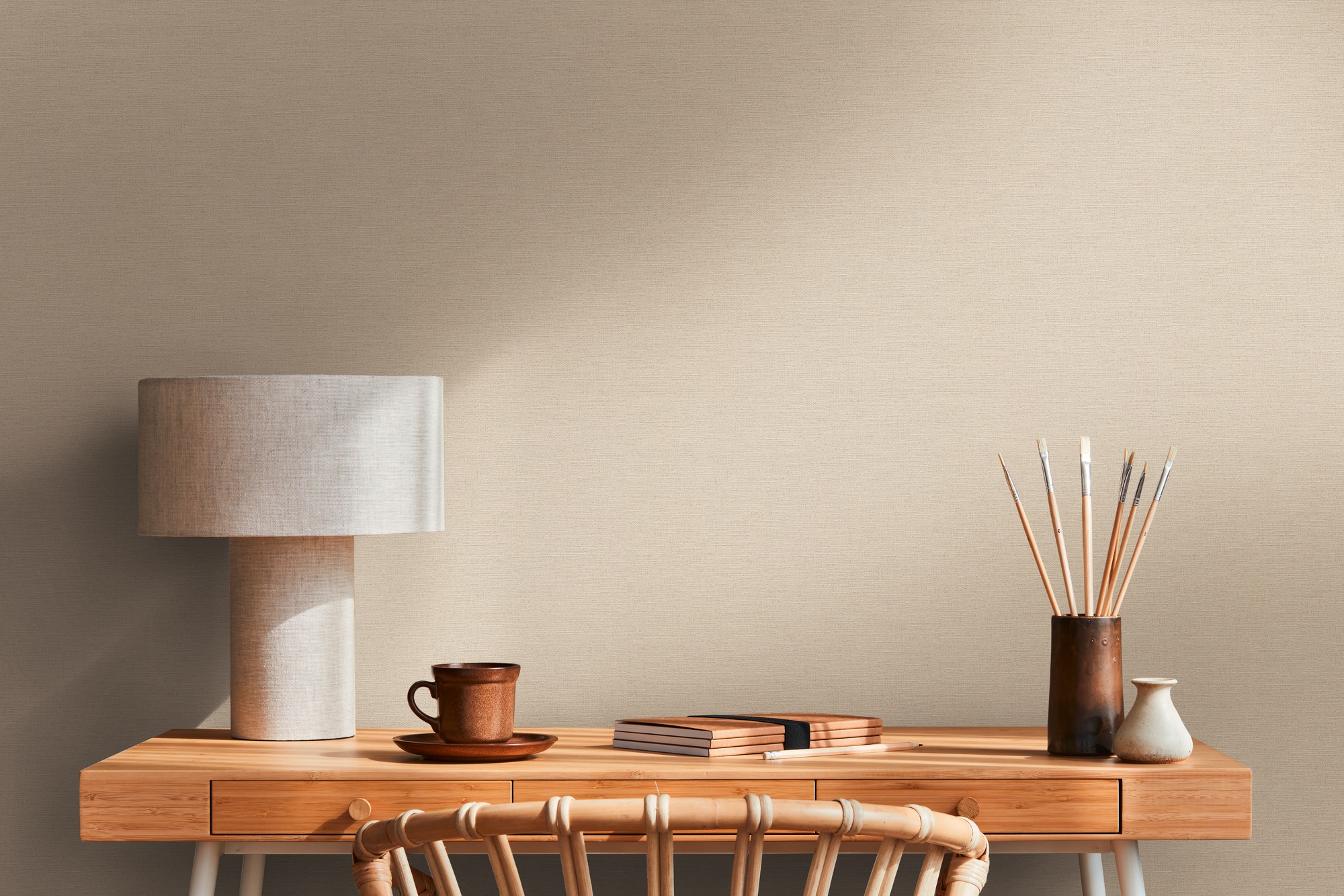 living walls Vliestapete »Wasserfarben-Fototapete Künstlerisch« matt glatt