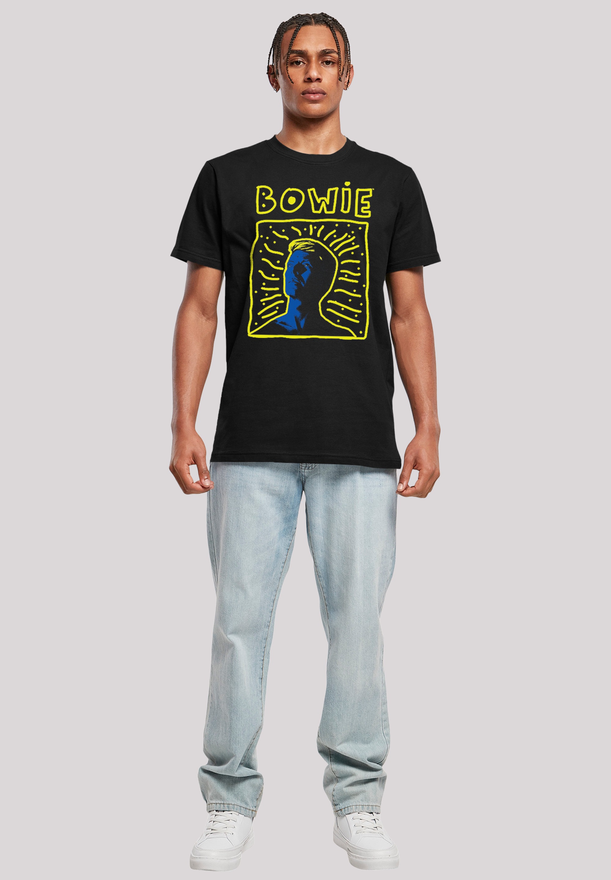 F4NT4STIC T-Shirt »T-Shirt David Bowie 90s Frame«, Herren,Premium Merch,Regular-Fit,Basic,Bandshirt