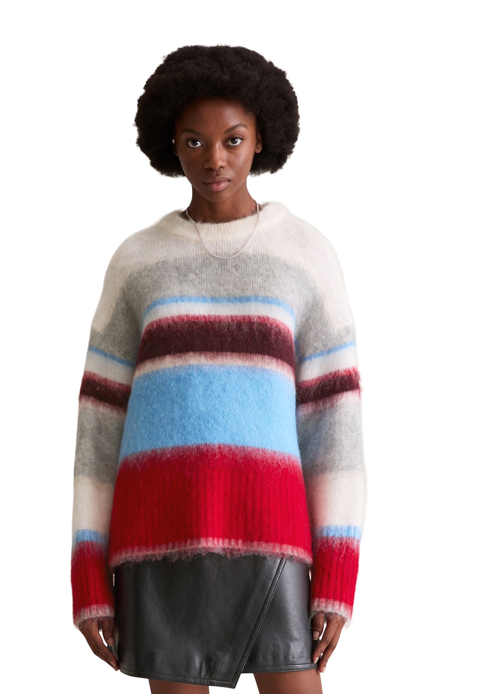 Marc OPolo DENIM Strickpullover "aus flauschigem Wolle-Mohairwolle-Mix" günstig online kaufen