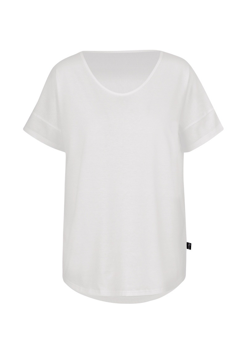 Trigema T-Shirt "TRIGEMA Oversized T-Shirt mit V-Ausschnitt" 1 Stk. tlg. günstig online kaufen