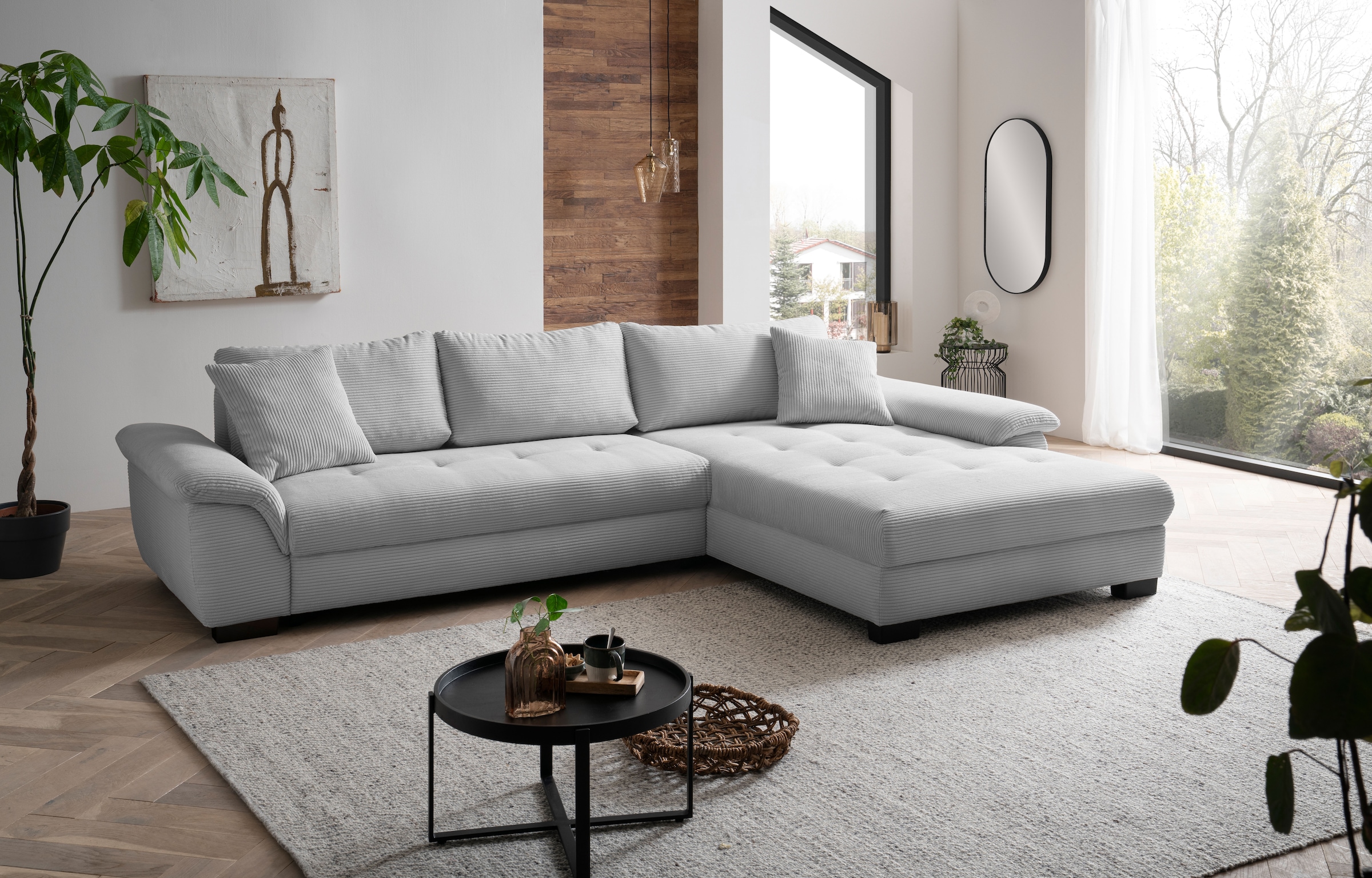 Mr. Couch Ecksofa "Dario, L-Form, mit Bett und Bettkasten" wahlweise mit Ka günstig online kaufen