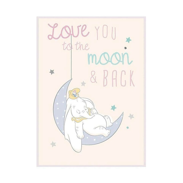 Komar Poster »Dumbo Moon«, Disney, (1 St.), Kinderzimmer, Schlafzimmer,  Wohnzimmer | BAUR